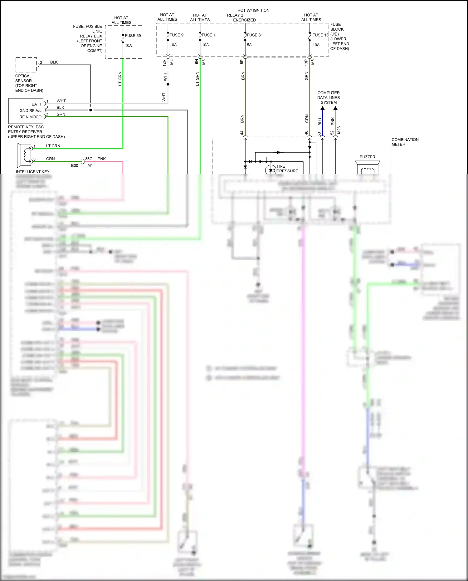 Wiring diagram blu for Nissan Maxima A36 (2015-2024) (40 of 91)