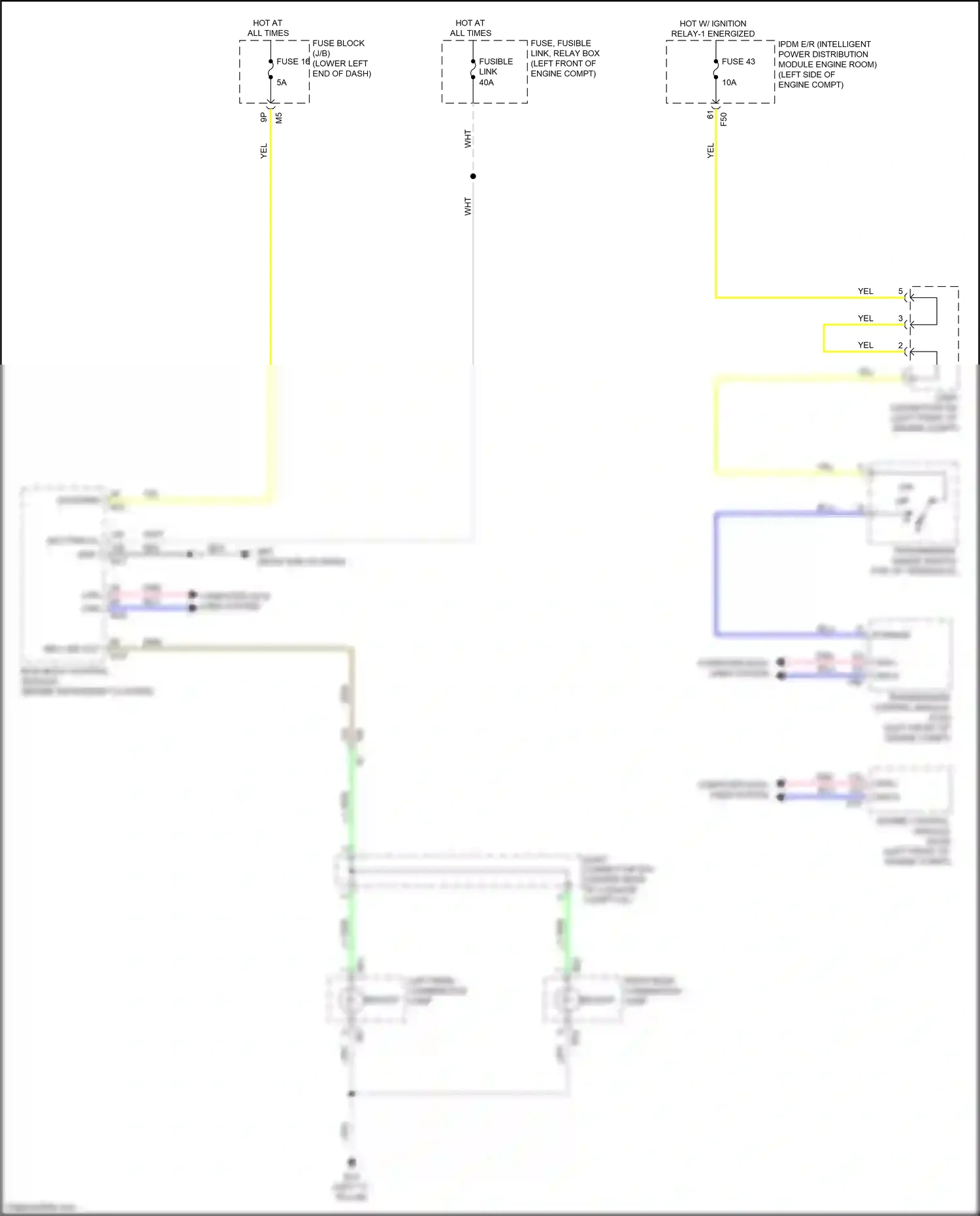 Wiring diagram computer data lines system for Nissan Maxima A36 (2015-2024) (1 of 62)