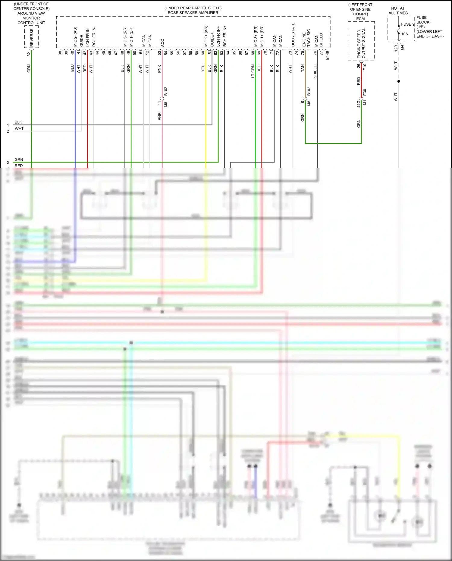 Wiring diagram computer data lines system for Nissan Maxima A36 (2015-2024) (14 of 62)