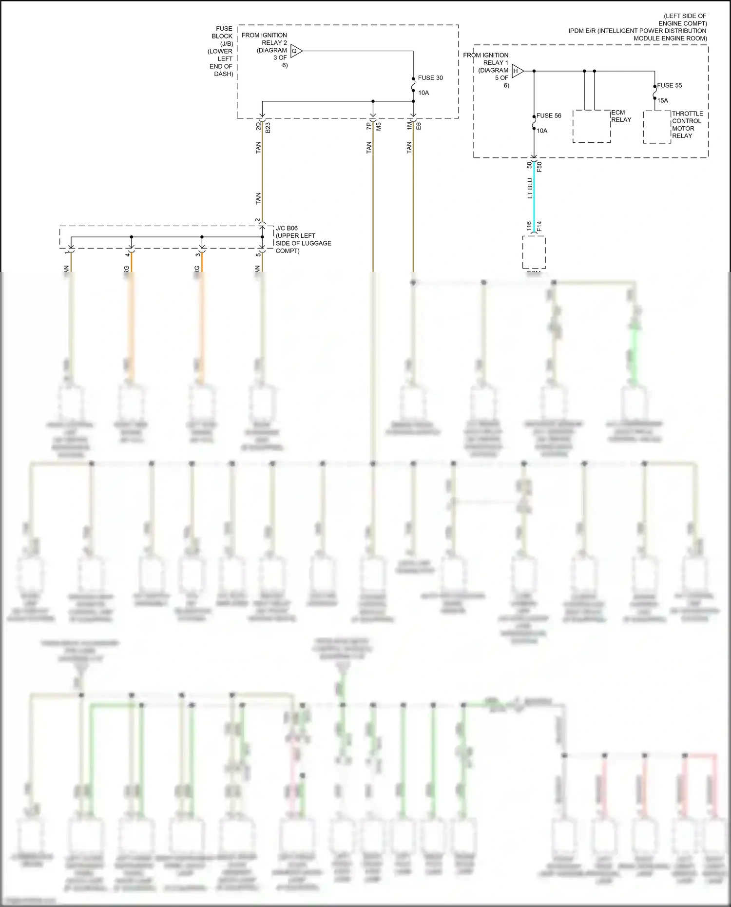 Wiring diagram data link connector for Nissan Maxima A36 (2015-2024) (6 of 6)