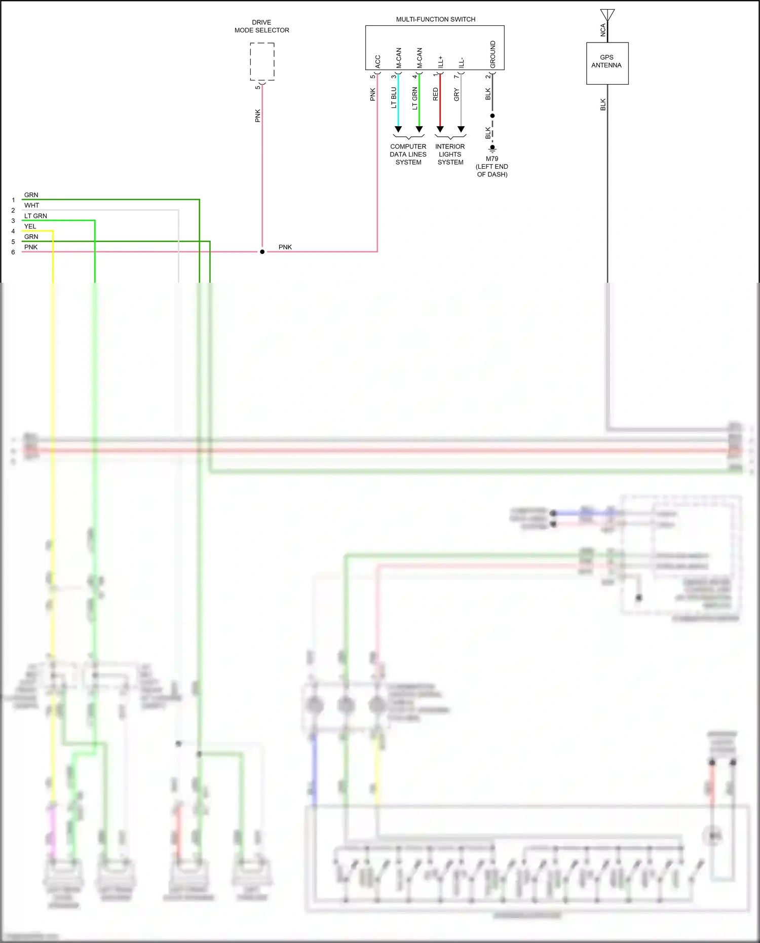Wiring diagram lt blu for Nissan Maxima A36 (2015-2024) (17 of 78)