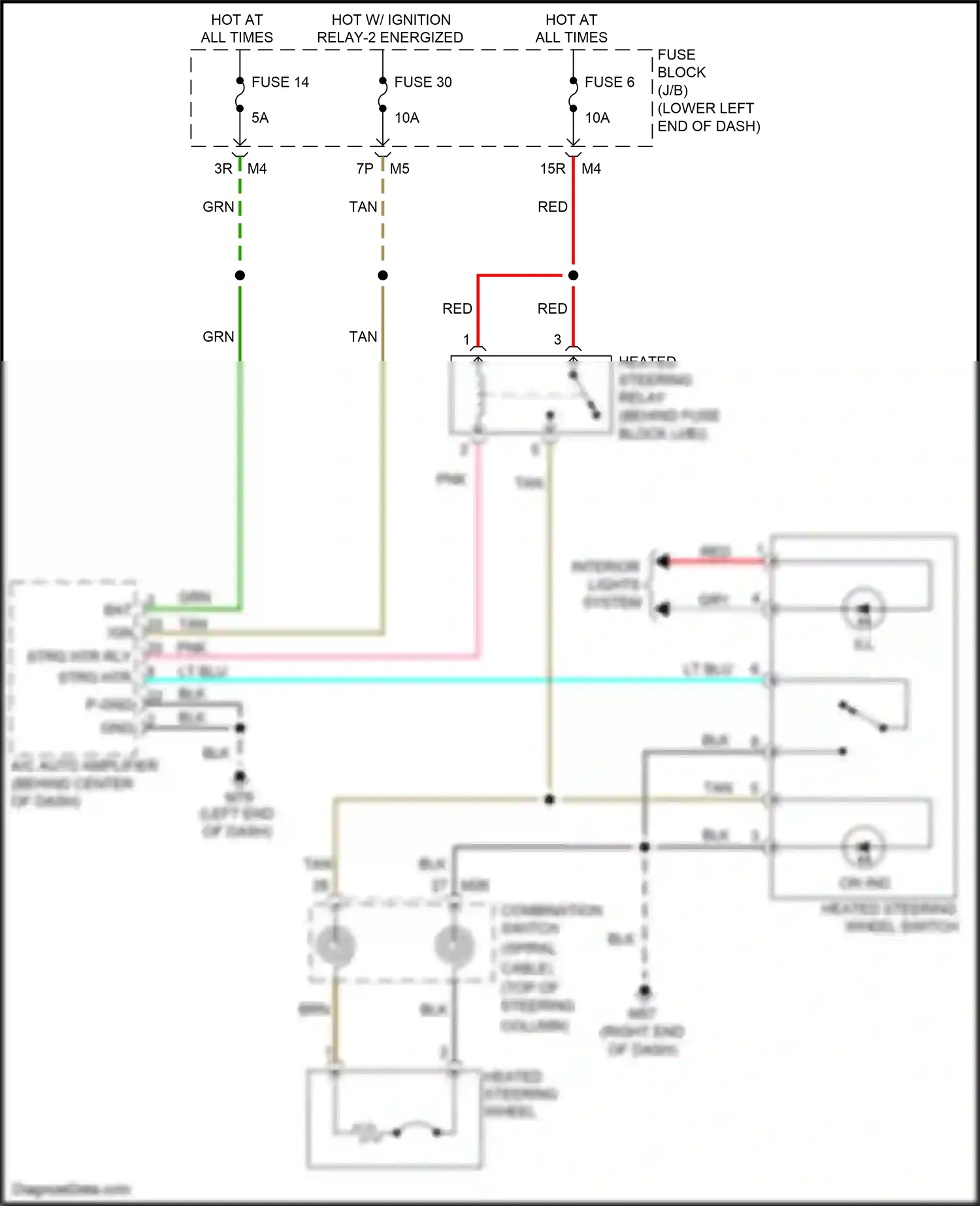 Wiring diagram lt blu for Nissan Maxima A36 (2015-2024) (15 of 78)