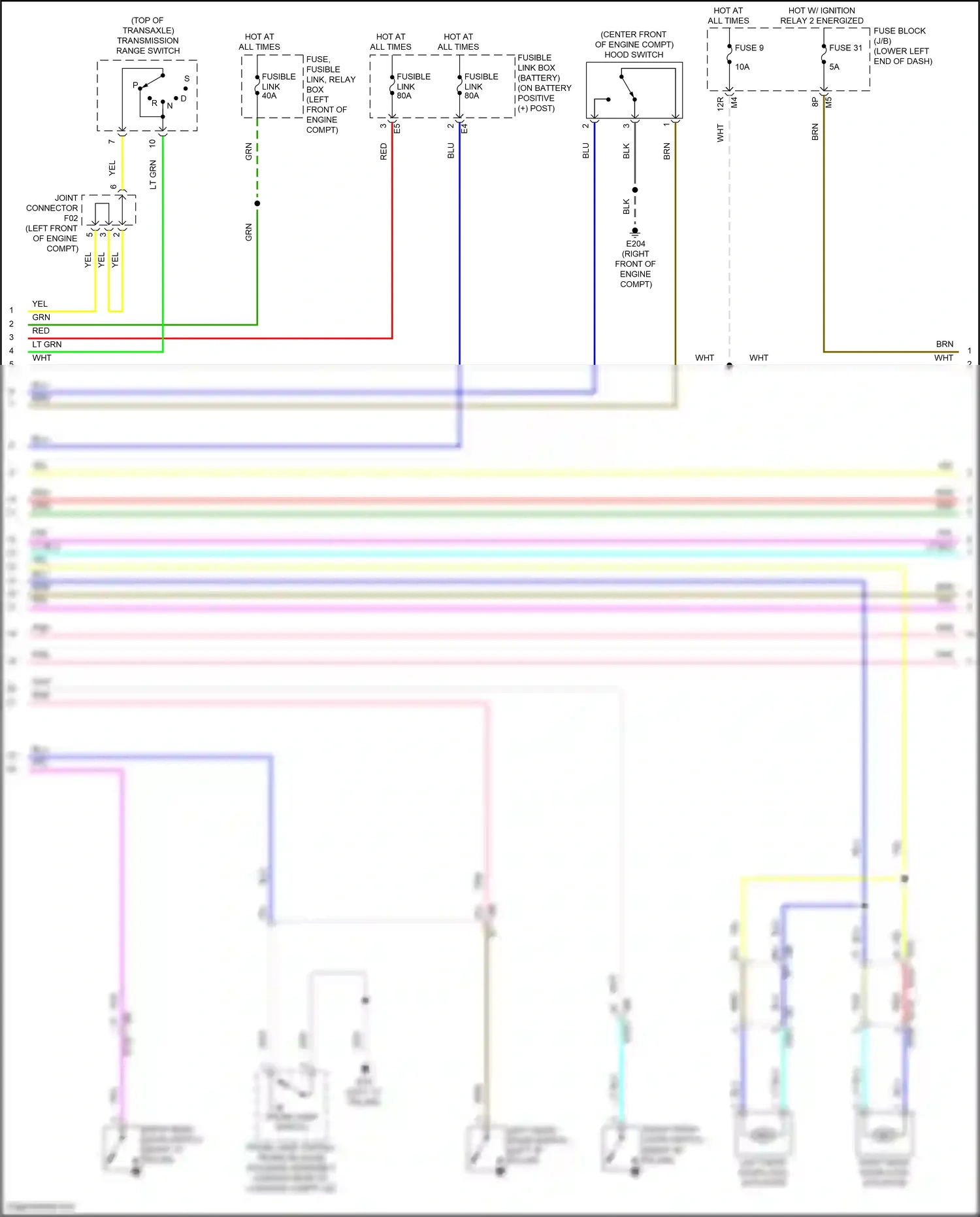 Wiring diagram lt blu for Nissan Maxima A36 (2015-2024) (26 of 78)