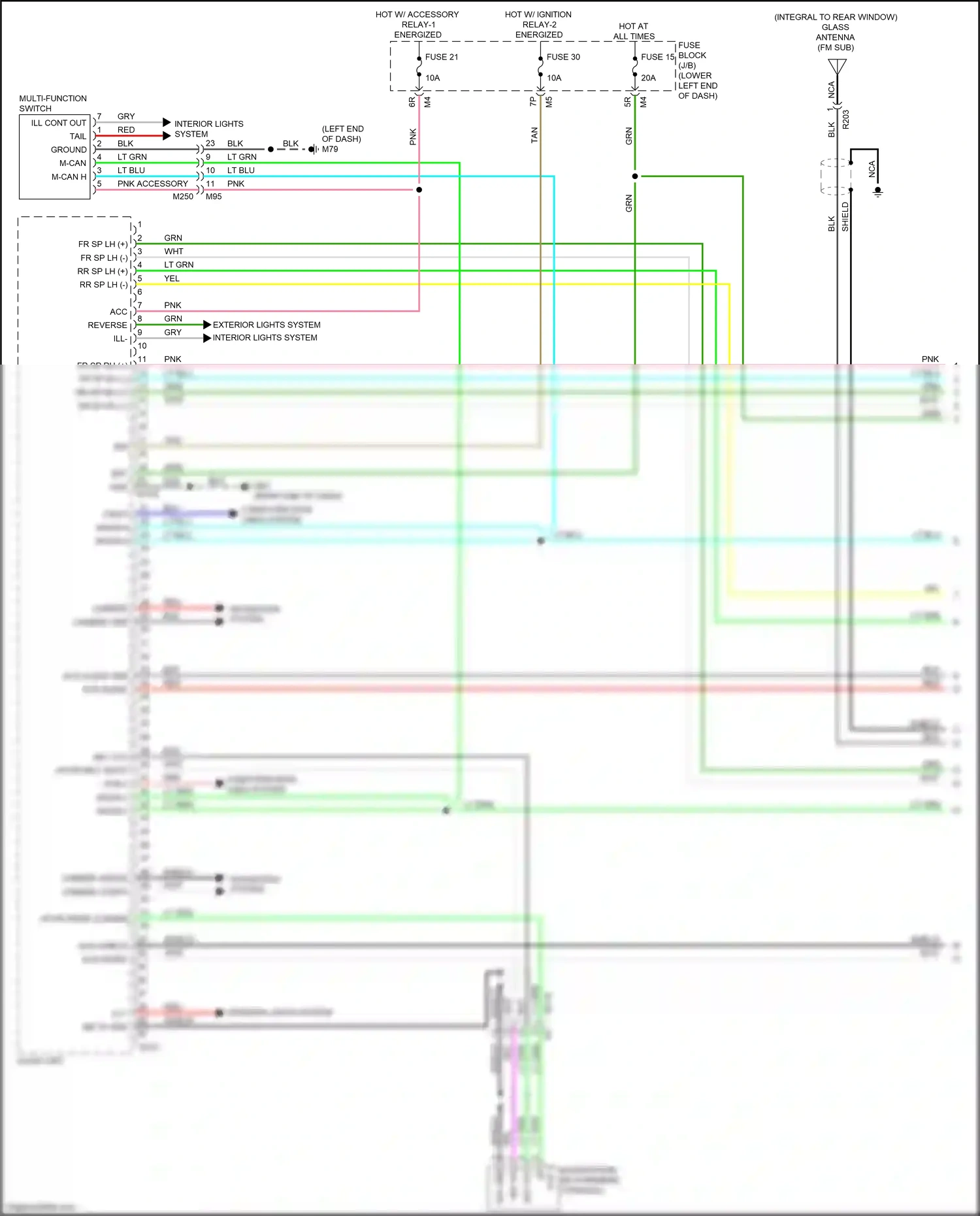 Wiring diagram nca for Nissan Maxima A36 (2015-2024) (20 of 24)