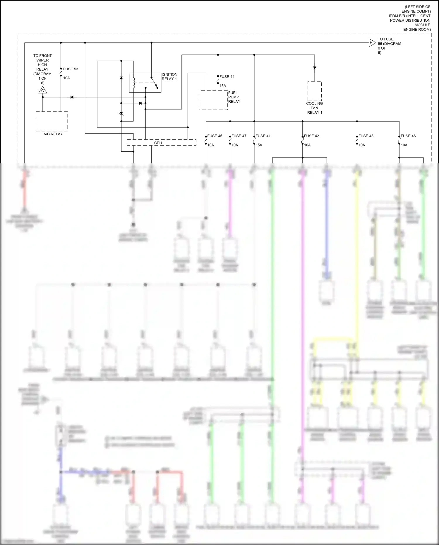 Wiring diagram primary speed sensor for Nissan Maxima A36 (2015-2024) (3 of 4)