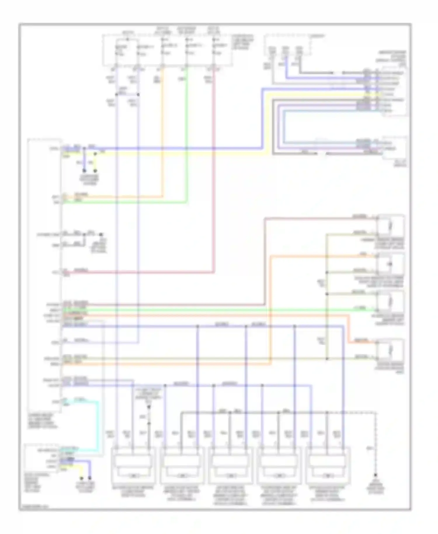 Murano Nissan Z50 (2002-2008): Automatic a/c circuit (1 of 2)