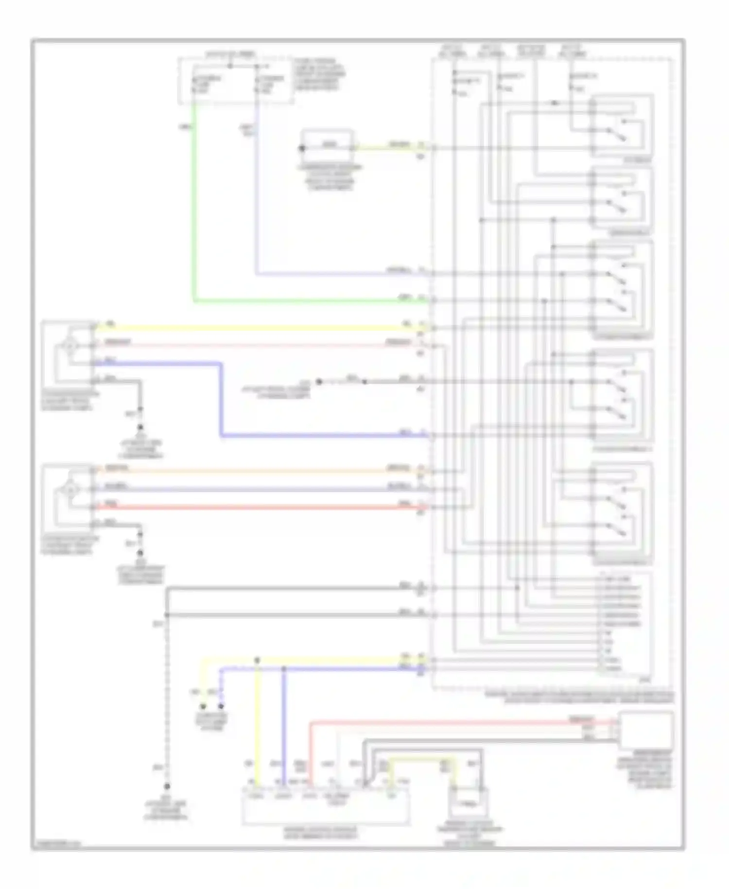 Murano Nissan Z50 (2002-2008): Automatic a/c circuit (2 of 2)