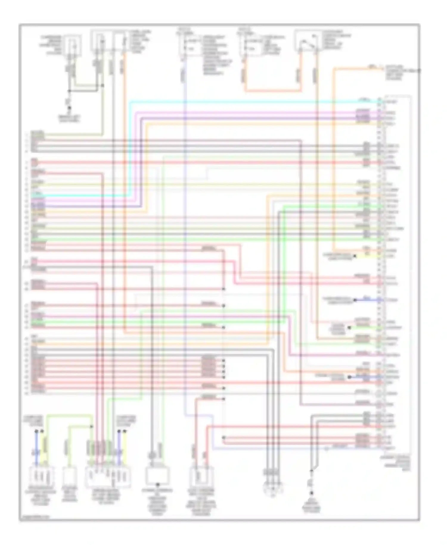 Murano Nissan Z50 (2002-2008): Wiring diagram engine performance 3.5l (4 of 4)