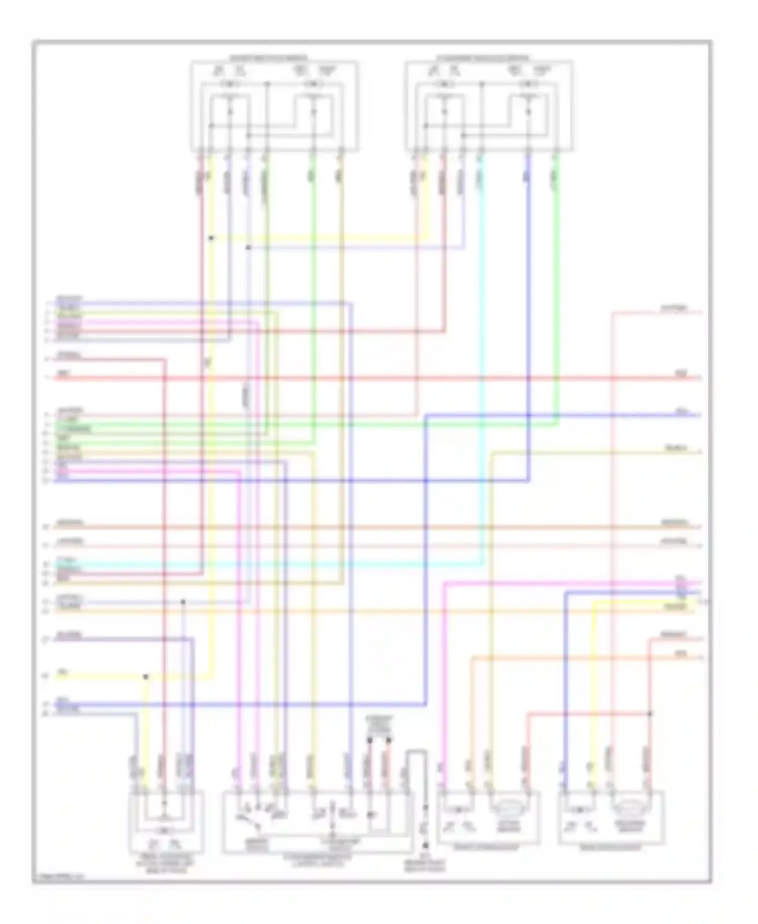 Murano Nissan Z50 (2002-2008): Memory systems circuit (2 of 3)