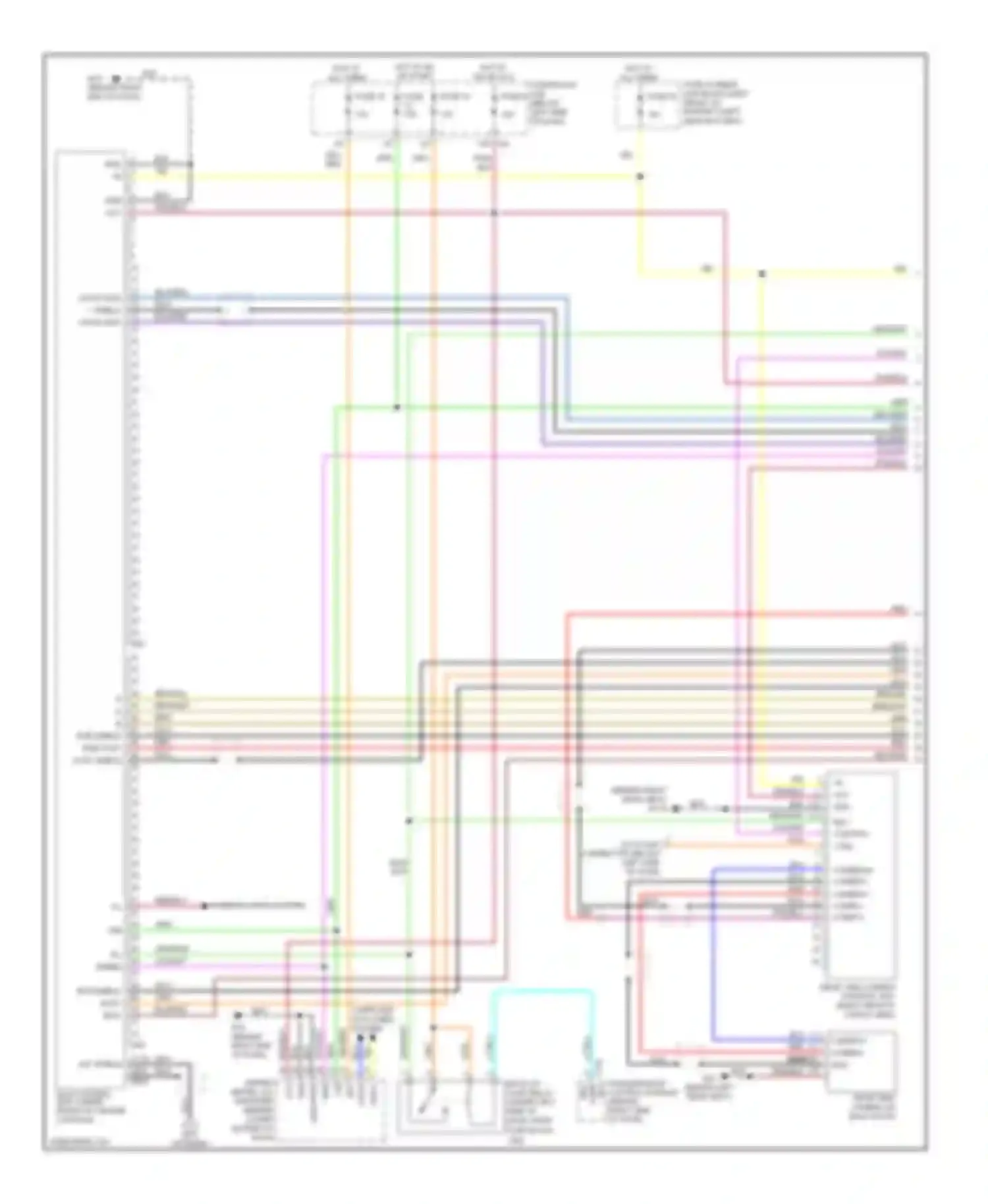 Murano Nissan Z50 (2002-2008): Navigation circuit (1 of 2)
