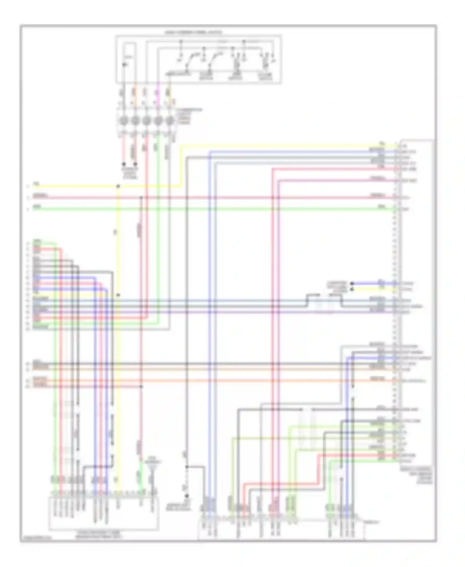 Murano Nissan Z50 (2002-2008): Radio circuit, except bose (2 of 2)