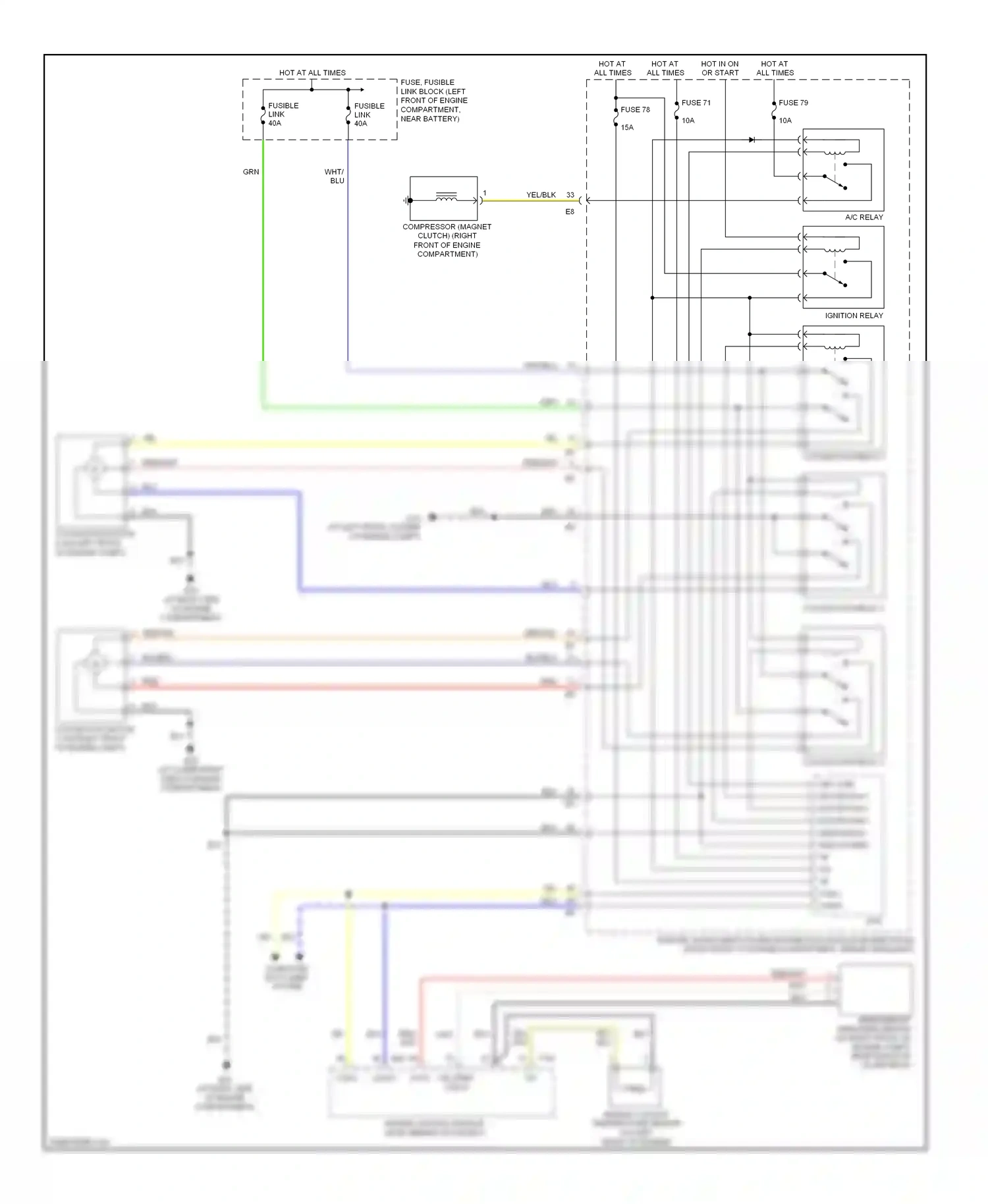 Wiring diagram computer data lines system for Nissan Murano Z50 (2002-2008) (4 of 37)
