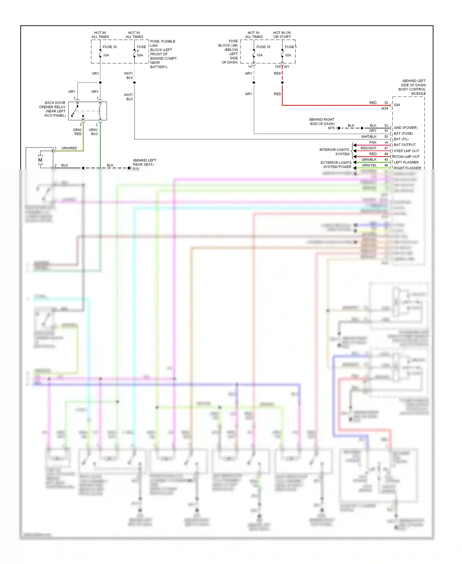 Wiring diagram computer data lines system for Nissan Murano Z50 (2002-2008) (26 of 37)