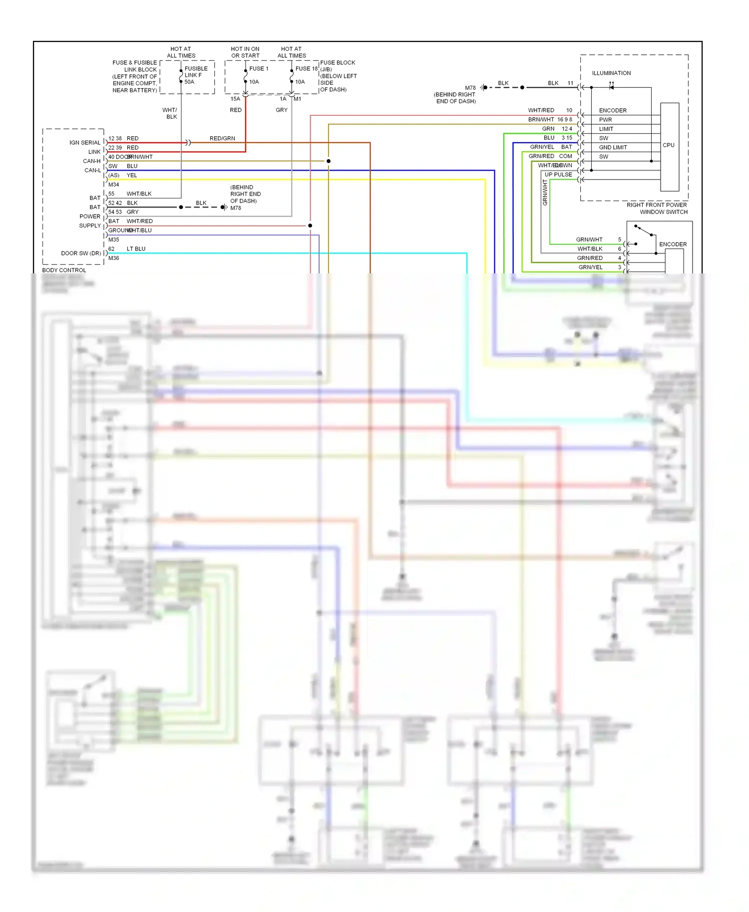 Wiring diagram computer data lines system for Nissan Murano Z50 (2002-2008) (29 of 37)