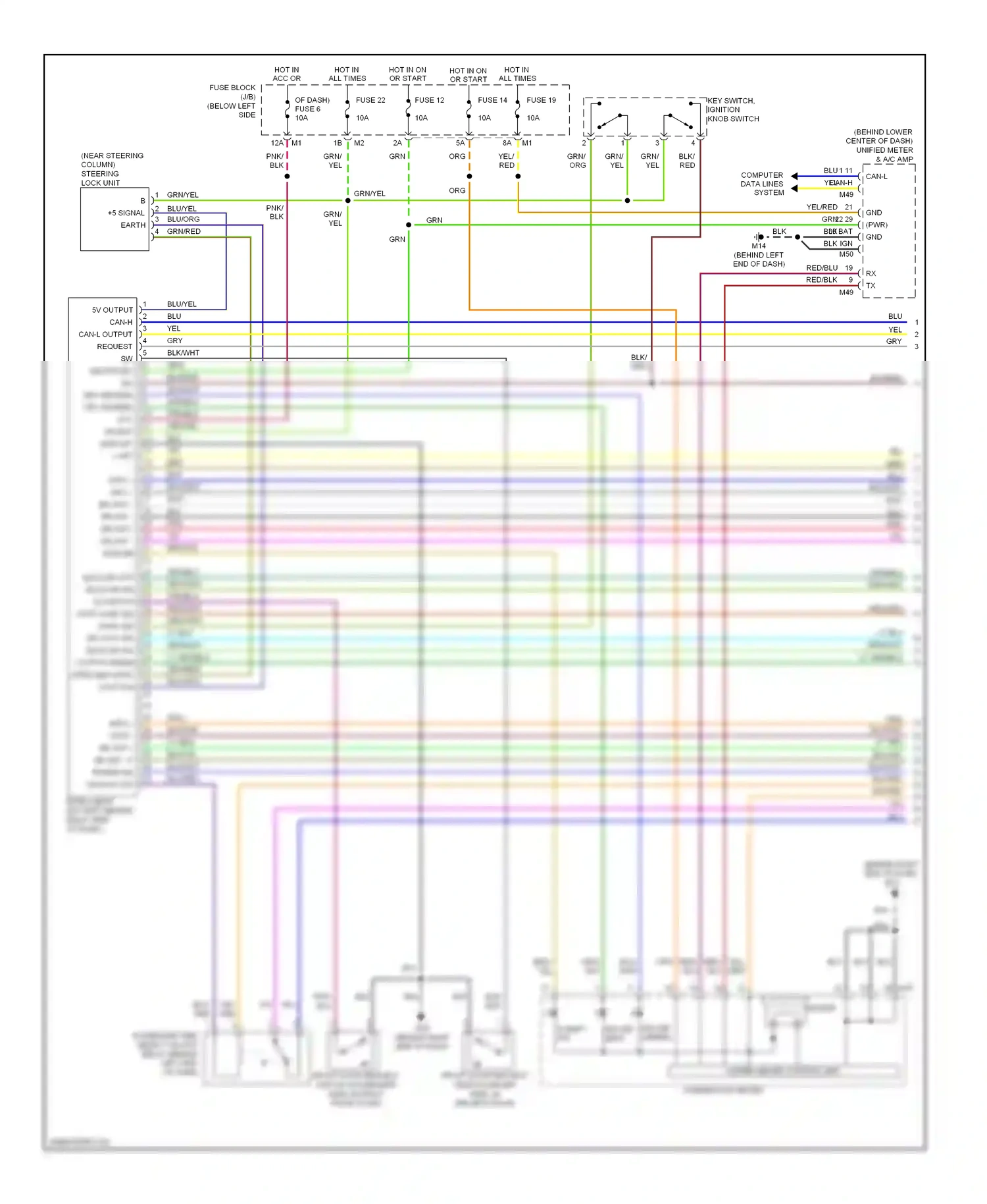 Wiring diagram computer data lines system for Nissan Murano Z50 (2002-2008) (24 of 37)