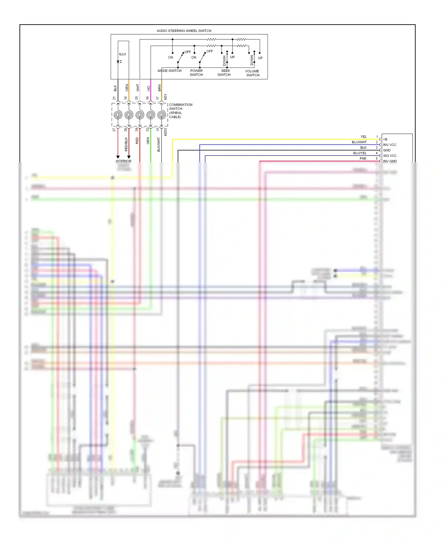 Nissan Murano Z50 (2002-2008) req(satcom) wiring diagram  (1 of 1)