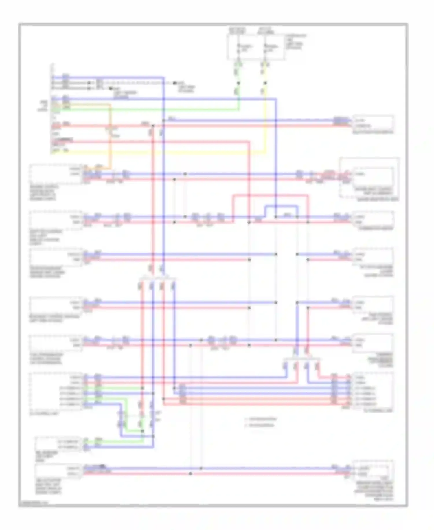 Murano Nissan Z51 facelift 2 (2011-2015): Computer data lines circuit, convertible