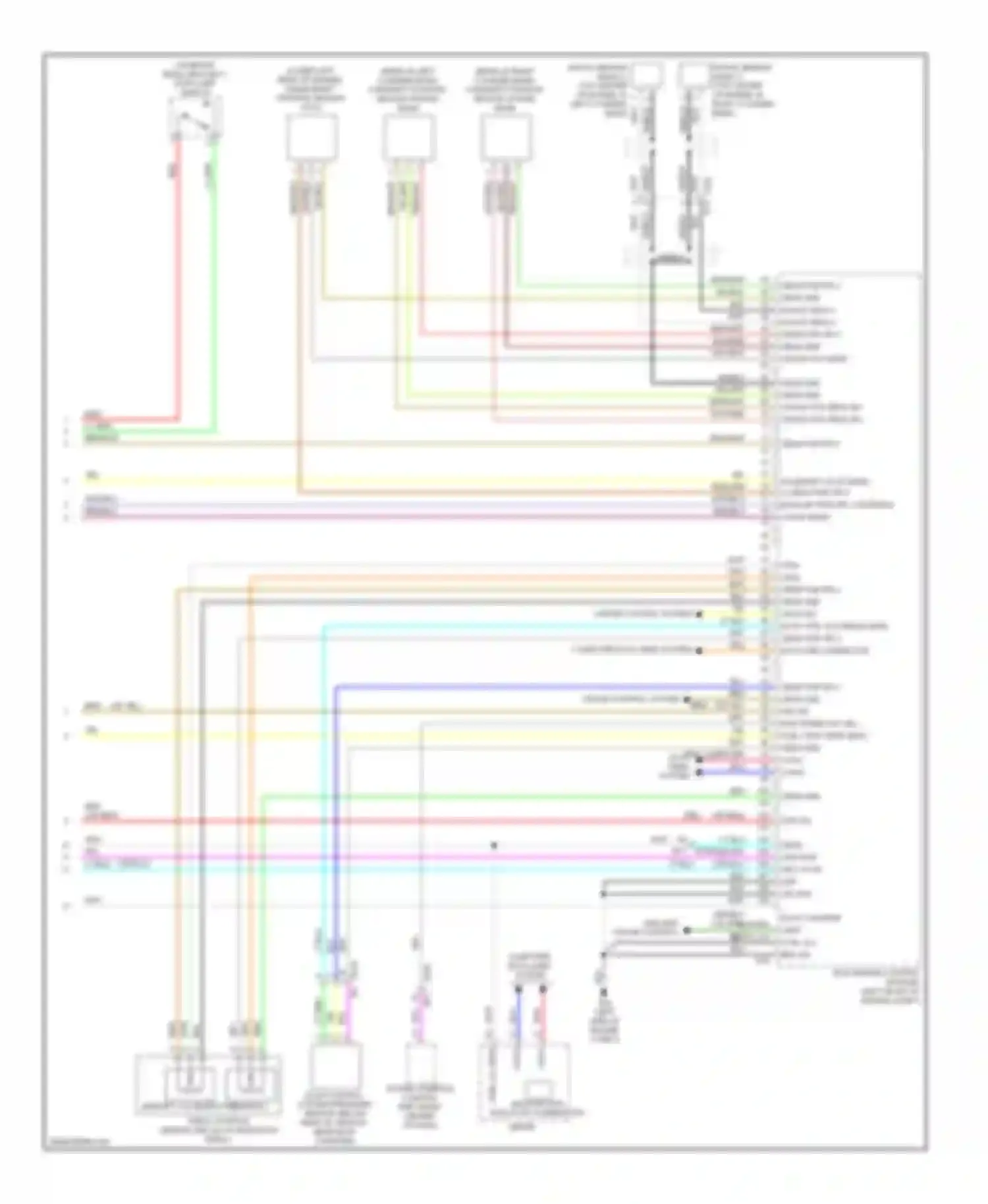 Murano Nissan Z51 facelift 2 (2011-2015): Wiring diagram engine performance 3.5l (4 of 4)