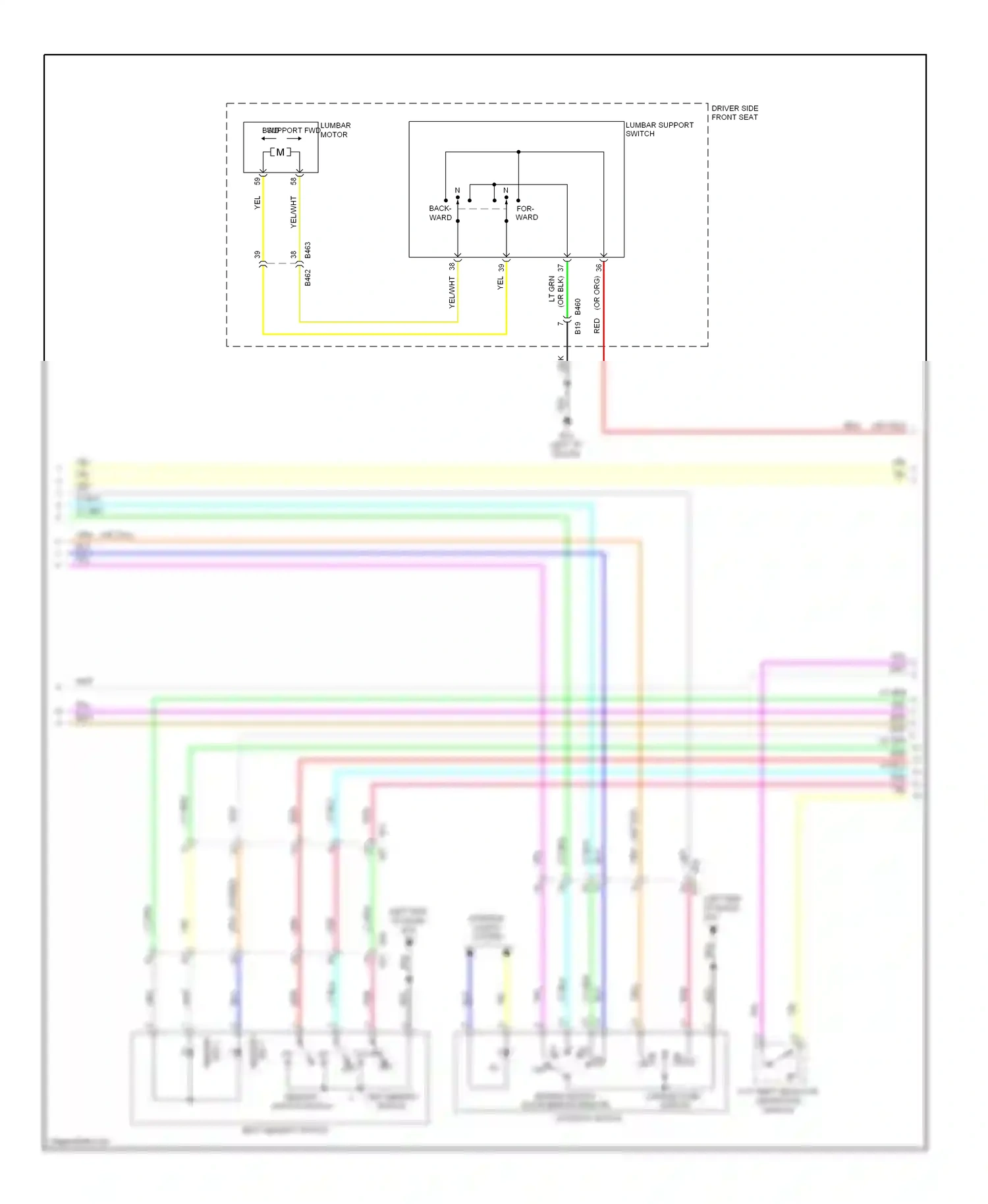 Wiring diagram change over switch for Nissan Murano Z51 facelift 2 (2011-2015) (1 of 2)