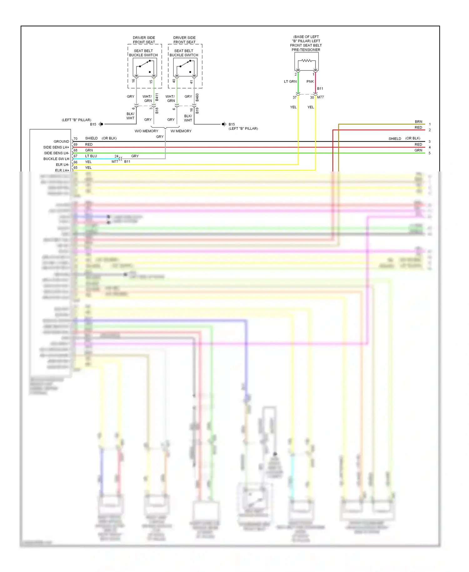 Wiring diagram computer data lines system for Nissan Murano Z51 facelift 2 (2011-2015) (68 of 72)