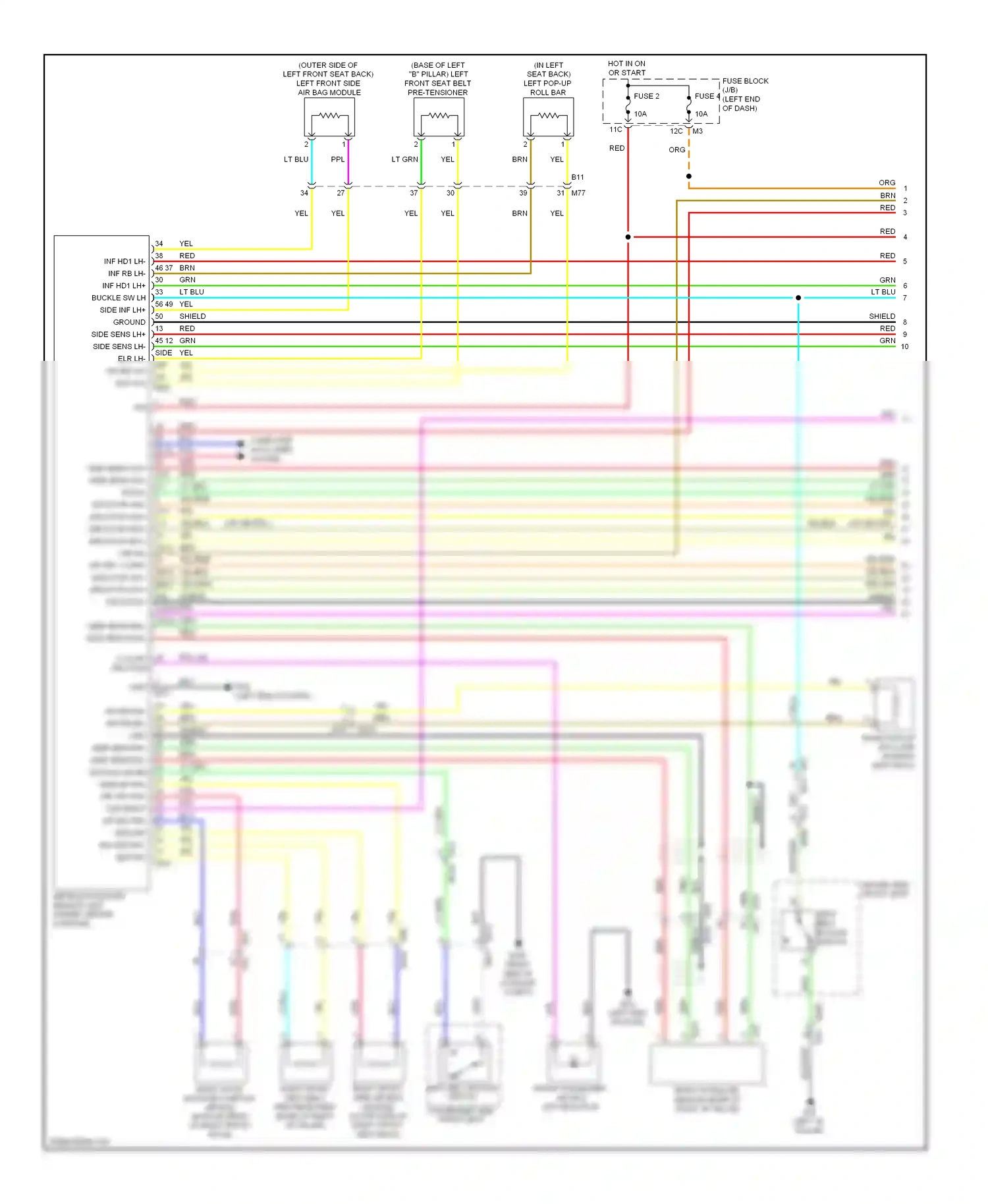 Wiring diagram computer data lines system for Nissan Murano Z51 facelift 2 (2011-2015) (67 of 72)