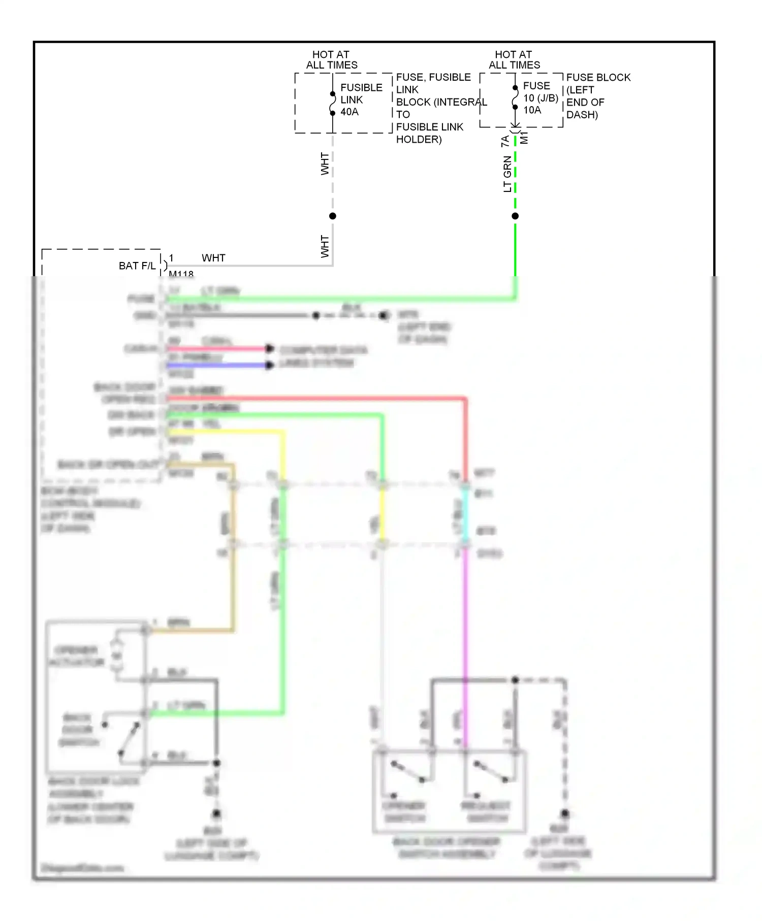 Wiring diagram computer data lines system for Nissan Murano Z51 facelift 2 (2011-2015) (64 of 72)