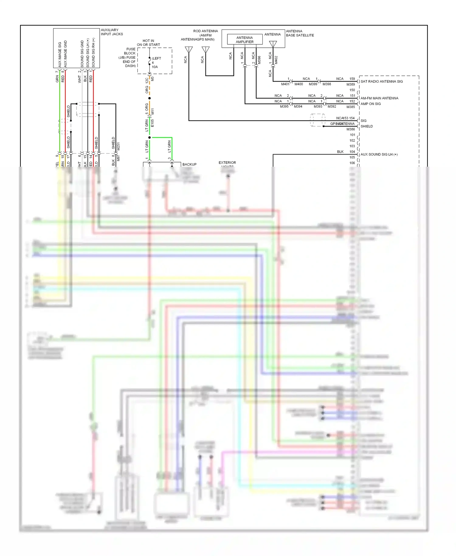 Wiring diagram computer data lines system for Nissan Murano Z51 facelift 2 (2011-2015) (52 of 72)