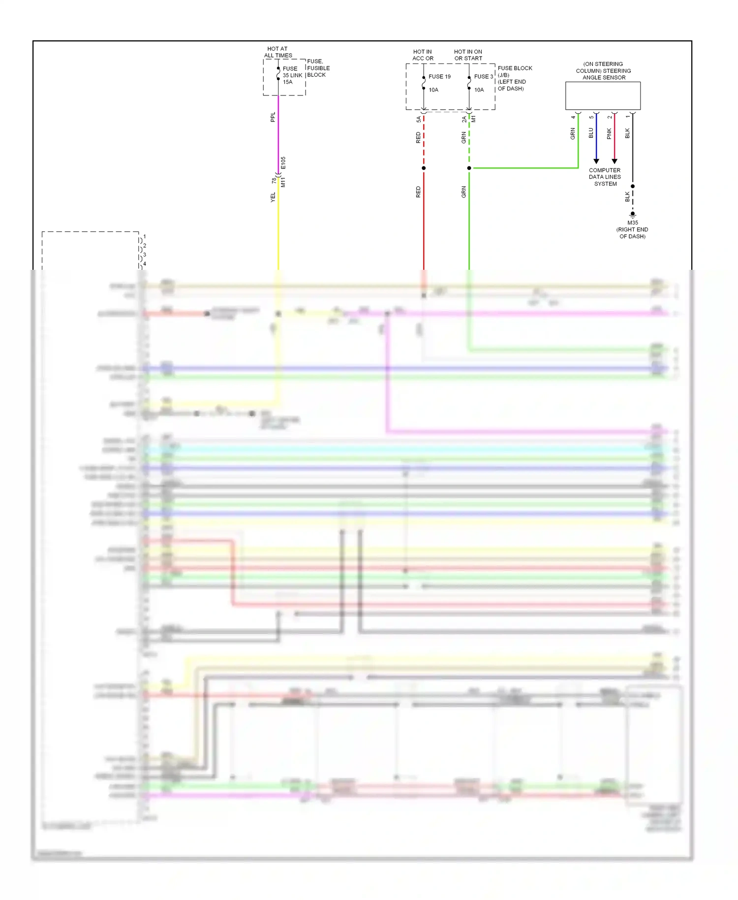 Wiring diagram computer data lines system for Nissan Murano Z51 facelift 2 (2011-2015) (58 of 72)