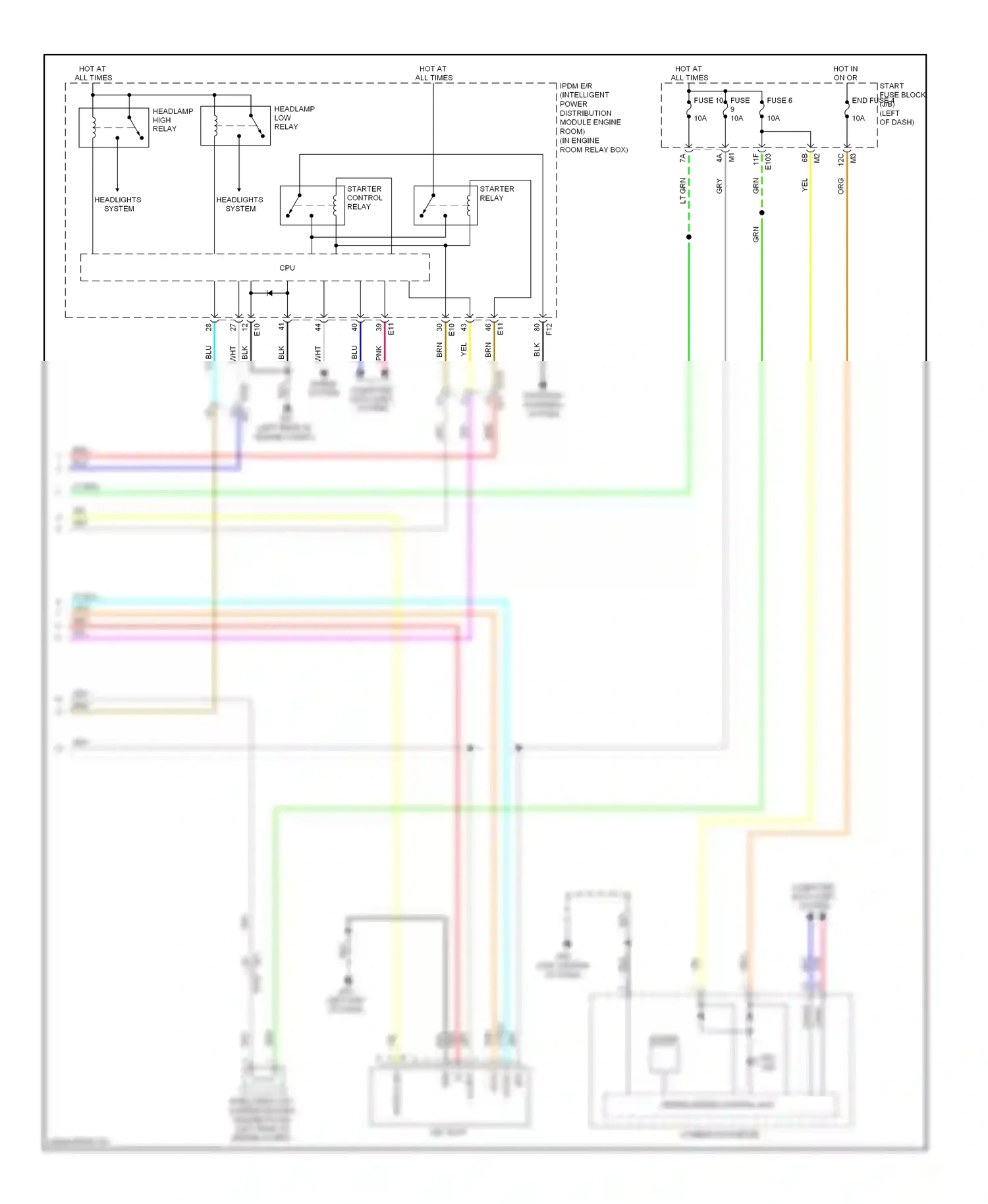 Wiring diagram computer data lines system for Nissan Murano Z51 facelift 2 (2011-2015) (2 of 72)