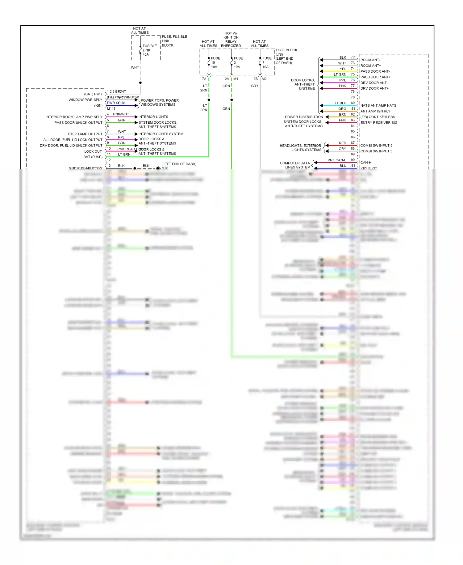 Wiring diagram fuse check for Nissan Murano Z51 facelift 2 (2011-2015) (1 of 1)