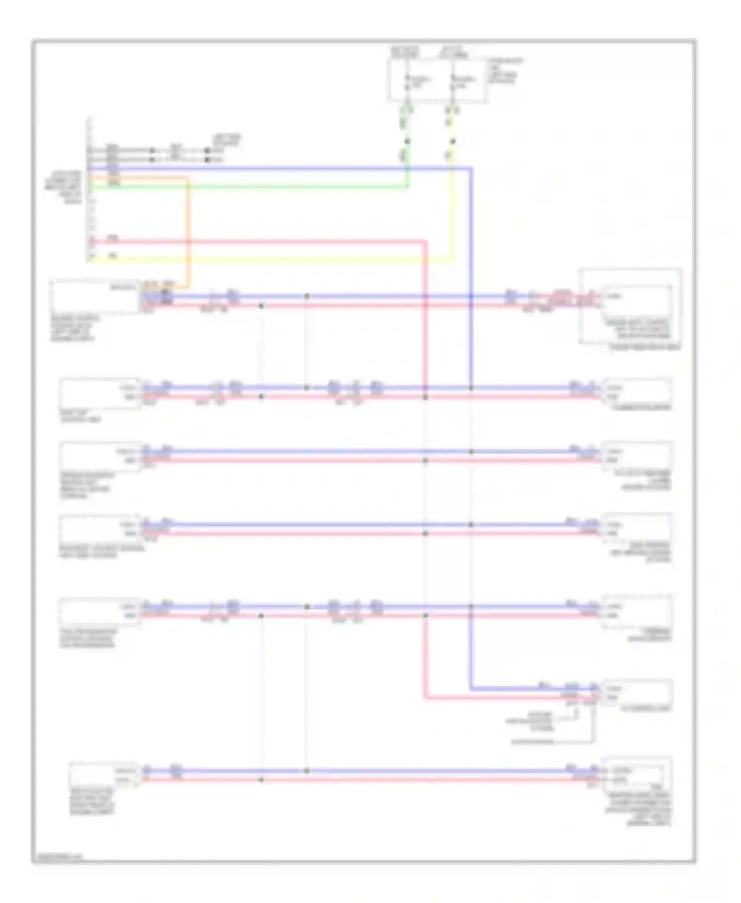 Murano Nissan Z51 facelift (2010-2012): Computer data lines circuit