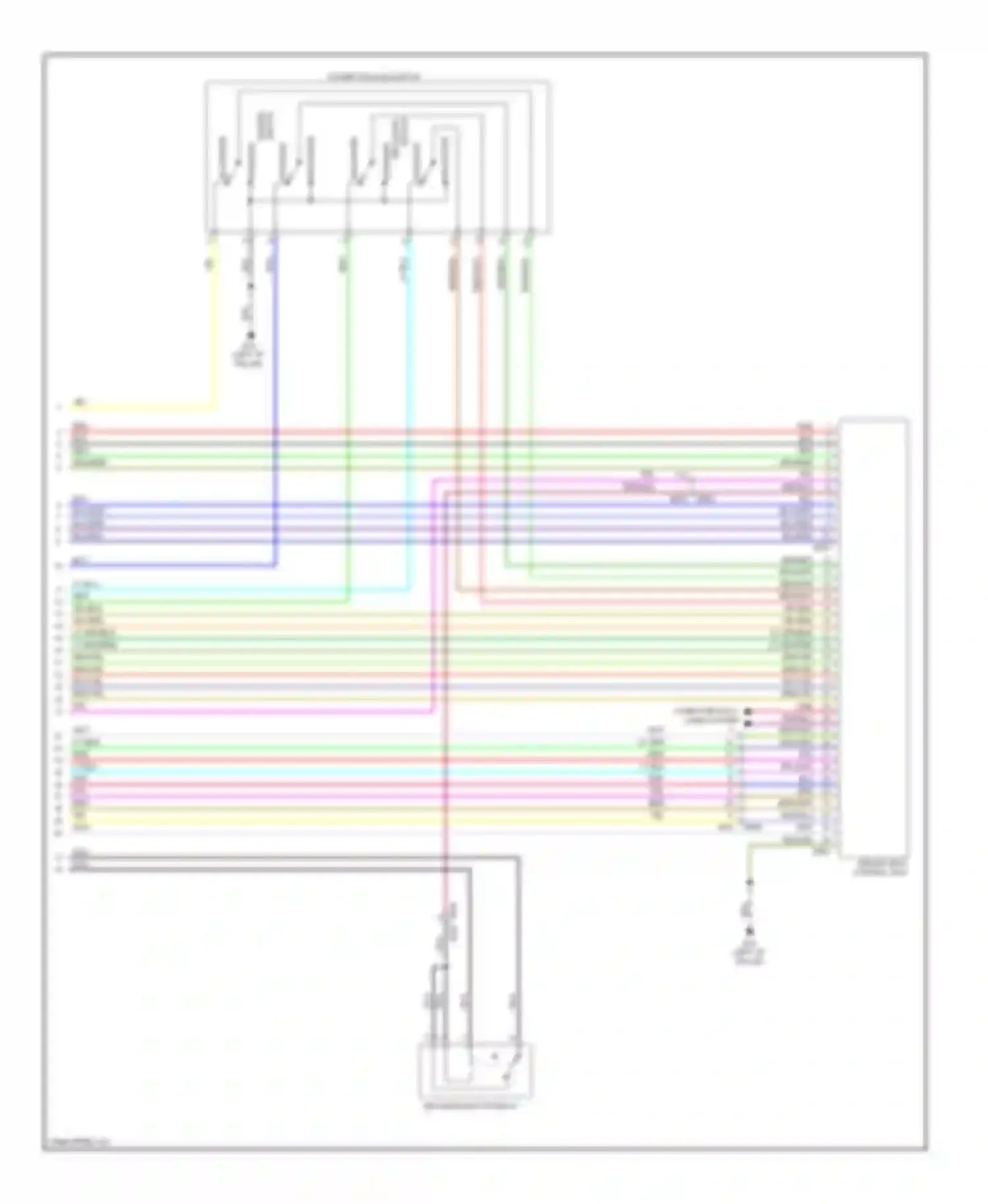 Murano Nissan Z51 facelift (2010-2012): Memory systems circuit (4 of 4)