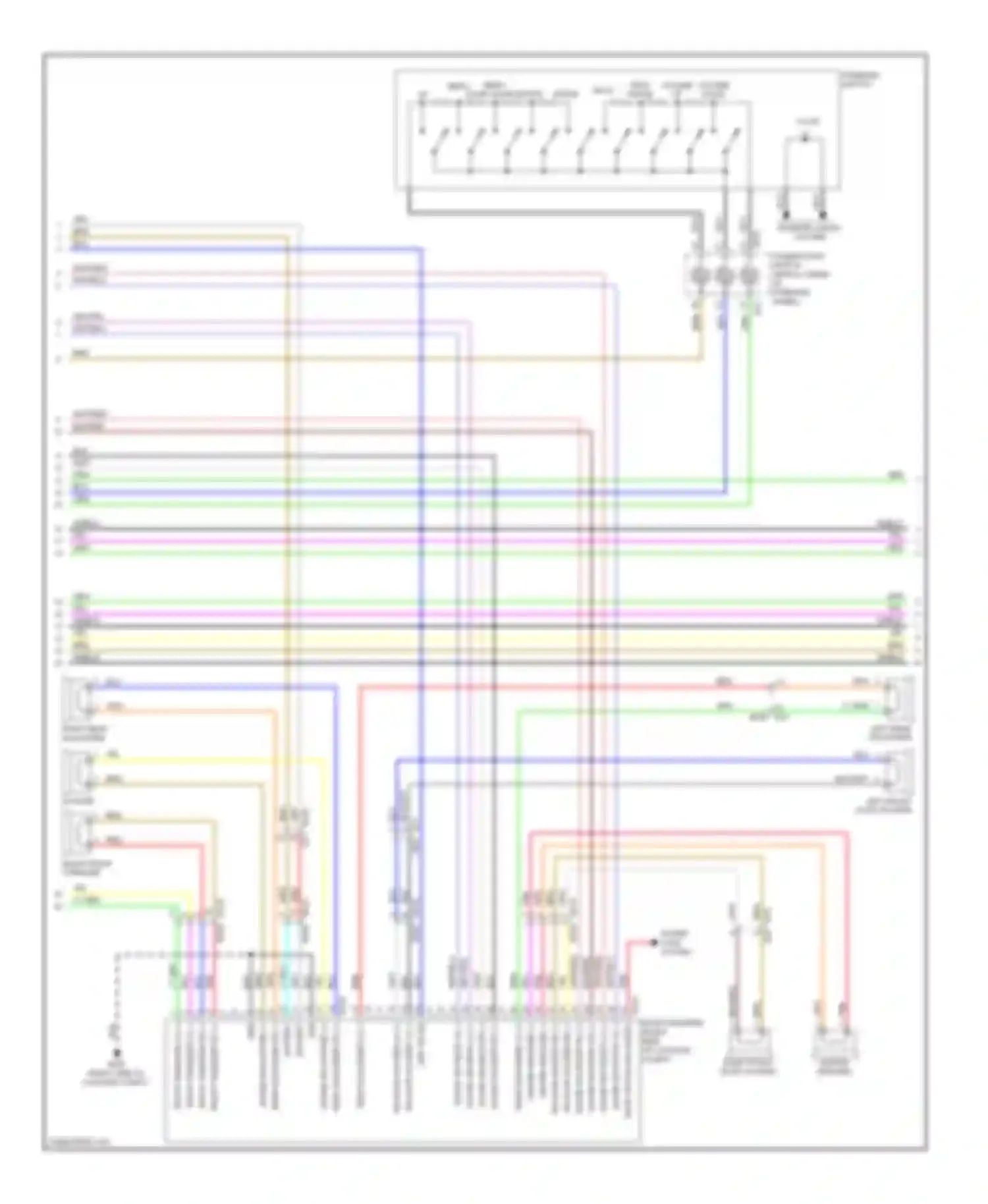 Murano Nissan Z51 facelift (2010-2012): Navigation circuit (2 of 3)