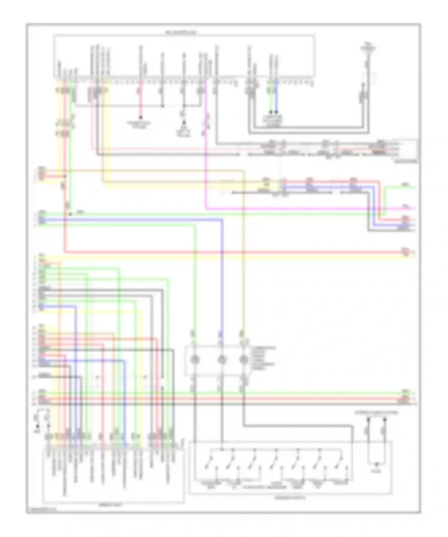 Murano Nissan Z51 facelift (2010-2012): Radio circuit, without navigation (2 of 4)