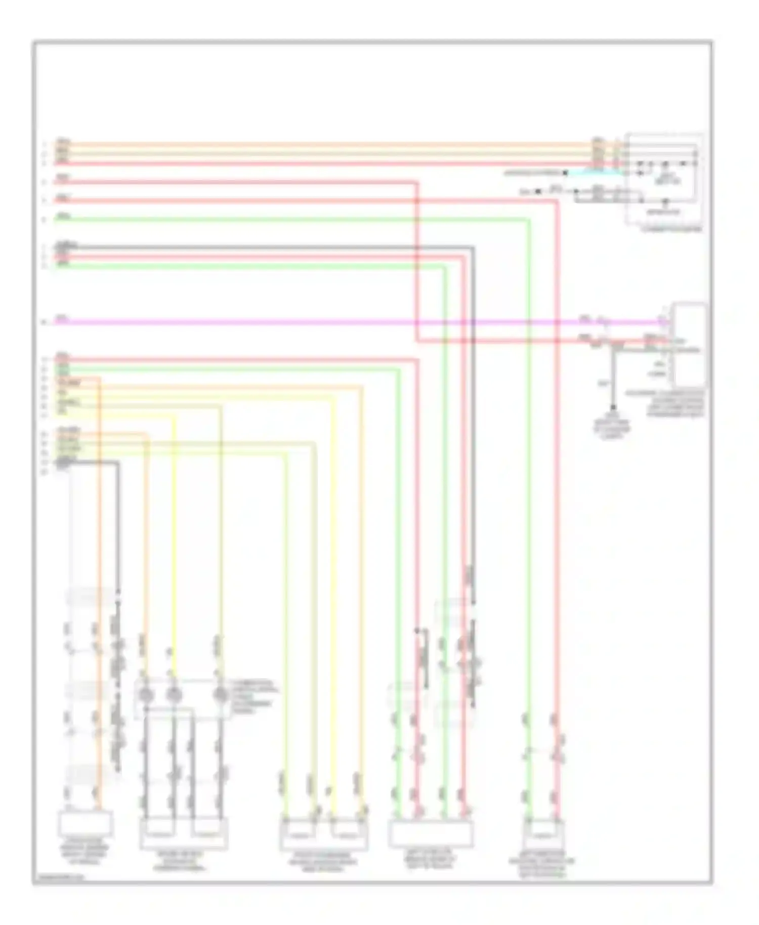 Murano Nissan Z51 facelift (2010-2012): Supplemental restraints circuit (2 of 2)