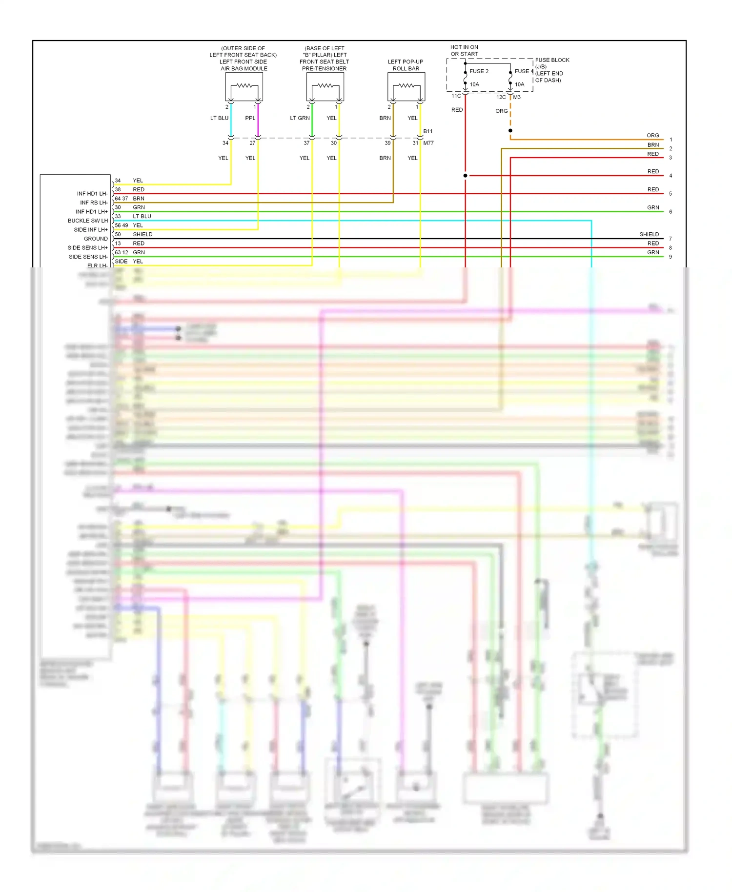Wiring diagram computer data lines system for Nissan Murano Z51 facelift (2010-2012) (37 of 40)
