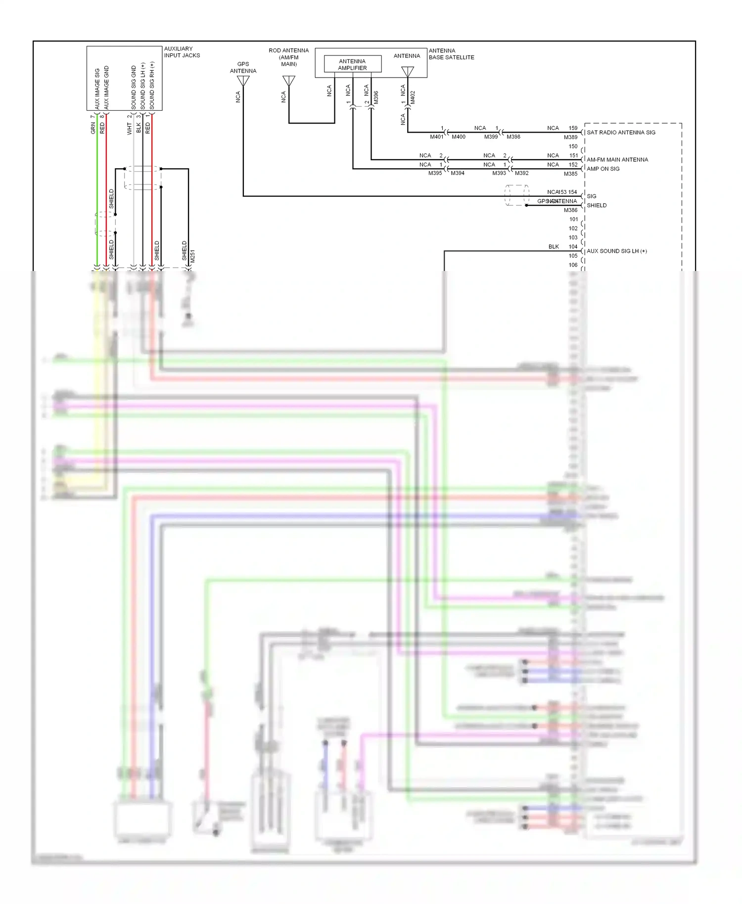 Wiring diagram computer data lines system for Nissan Murano Z51 facelift (2010-2012) (25 of 40)