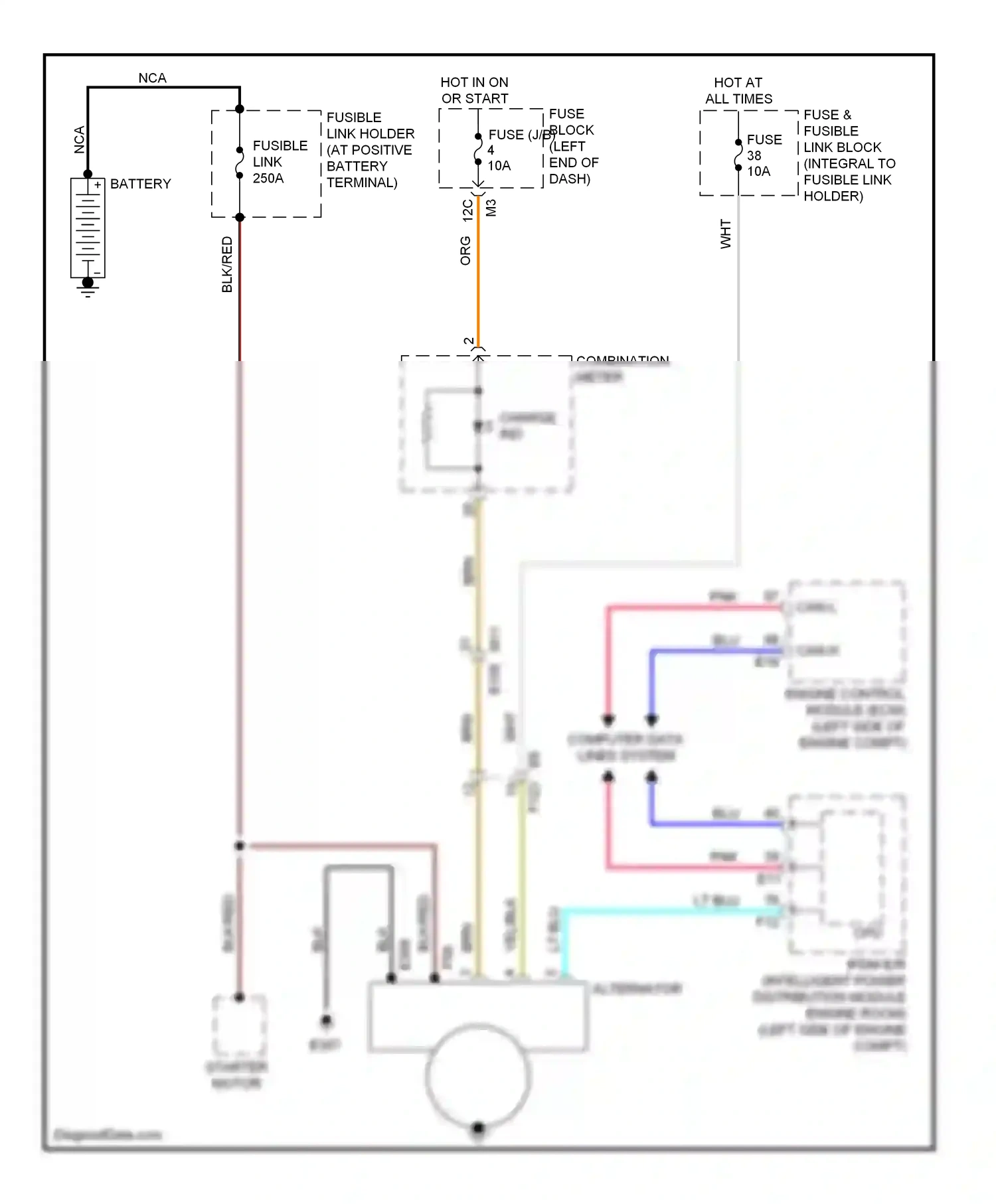 Wiring diagram computer data lines system for Nissan Murano Z51 facelift (2010-2012) (33 of 40)