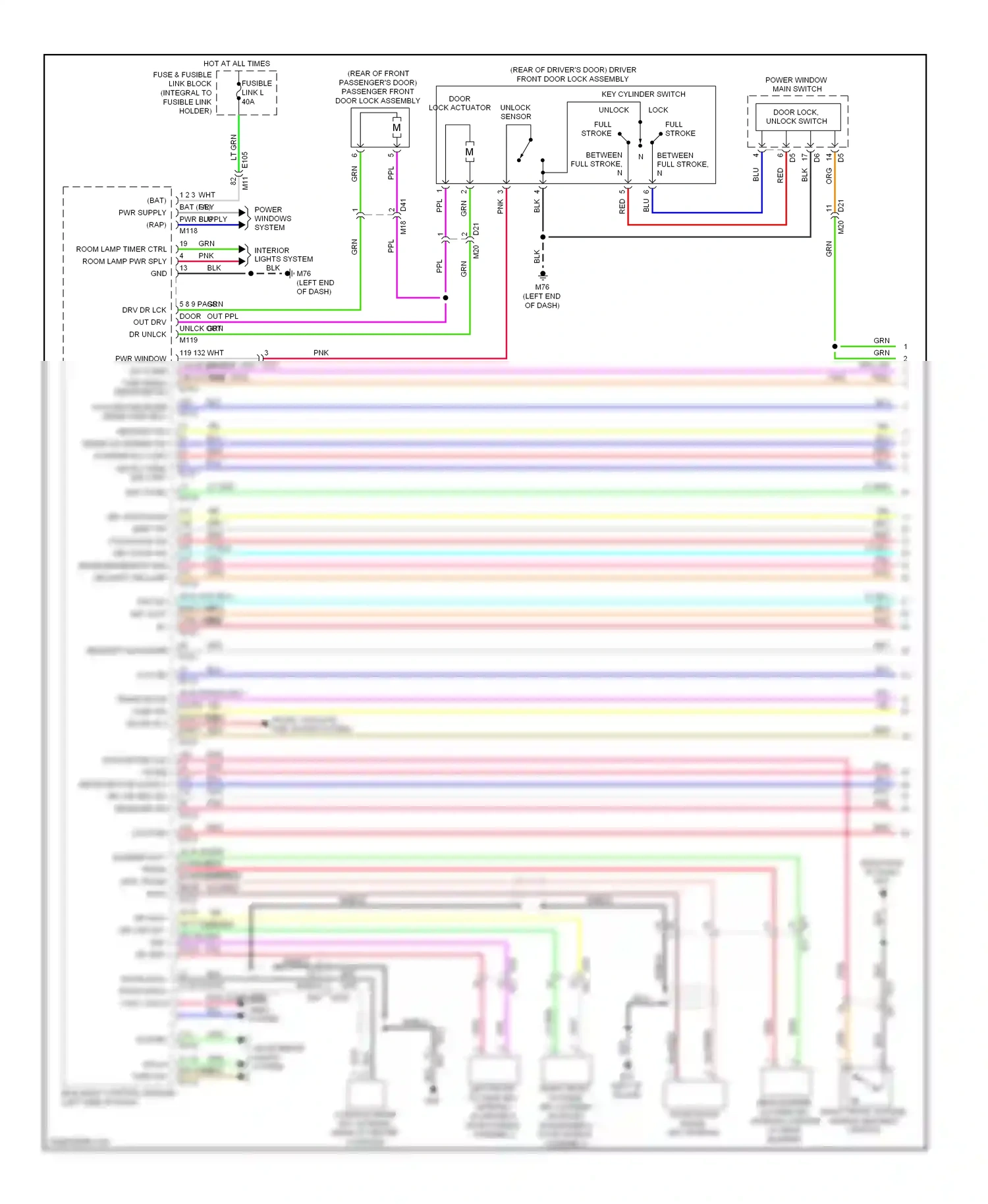 Wiring diagram request sw buzzer for Nissan Murano Z51 facelift (2010-2012) (1 of 3)