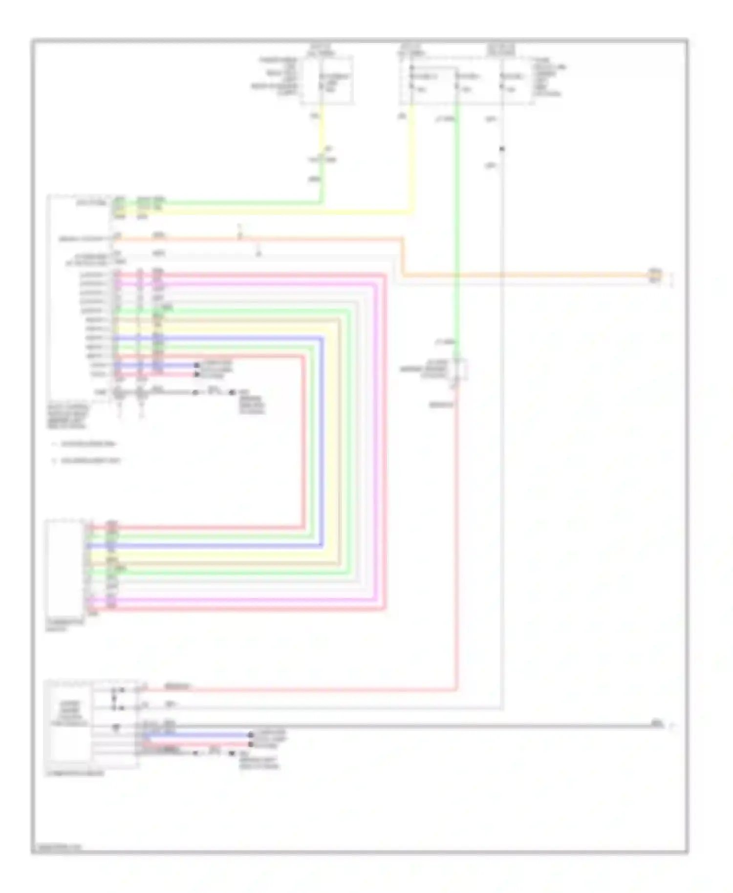 Note Nissan E12 (2012-2016): Instrument illumination circuit (1 of 2)