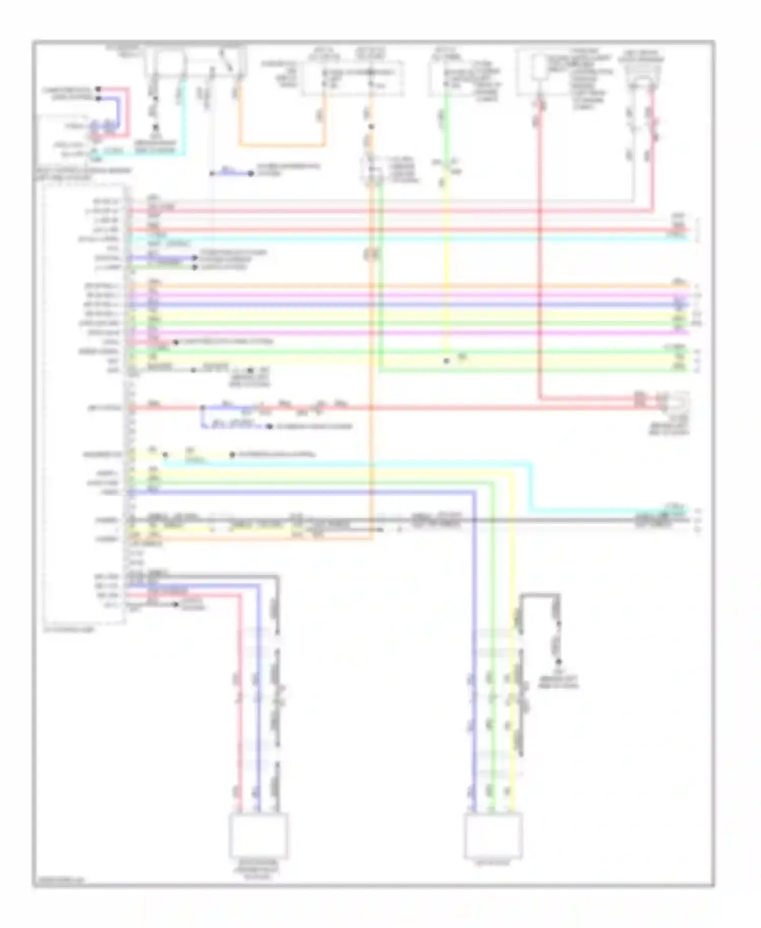 Note Nissan E12 (2012-2016): Navigation circuit (1 of 3)
