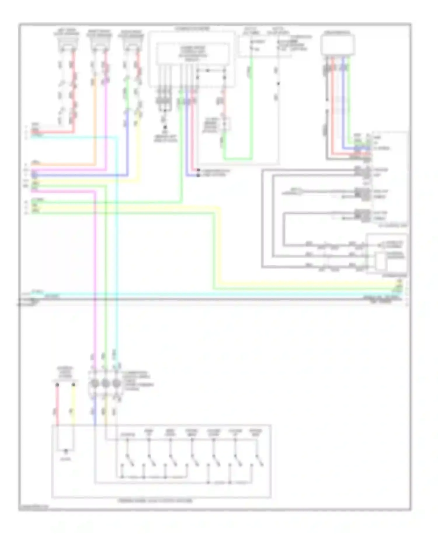Note Nissan E12 (2012-2016): Navigation circuit (2 of 3)