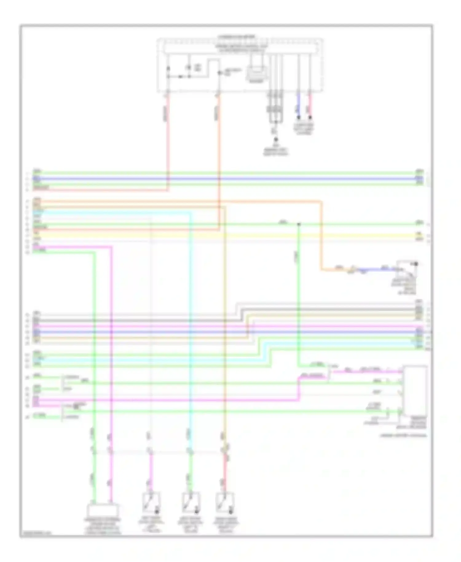 Note Nissan E12 (2012-2016): Power door locks circuit, with intelligent key unit (3 of 4)