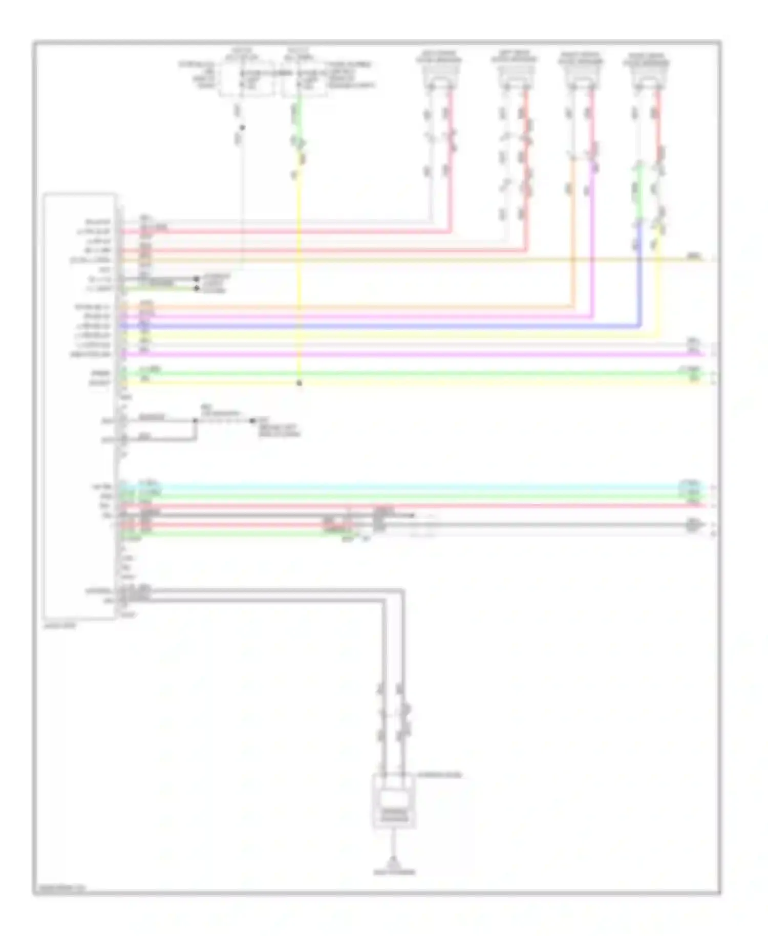 Note Nissan E12 (2012-2016): Base radio circuit (1 of 2)