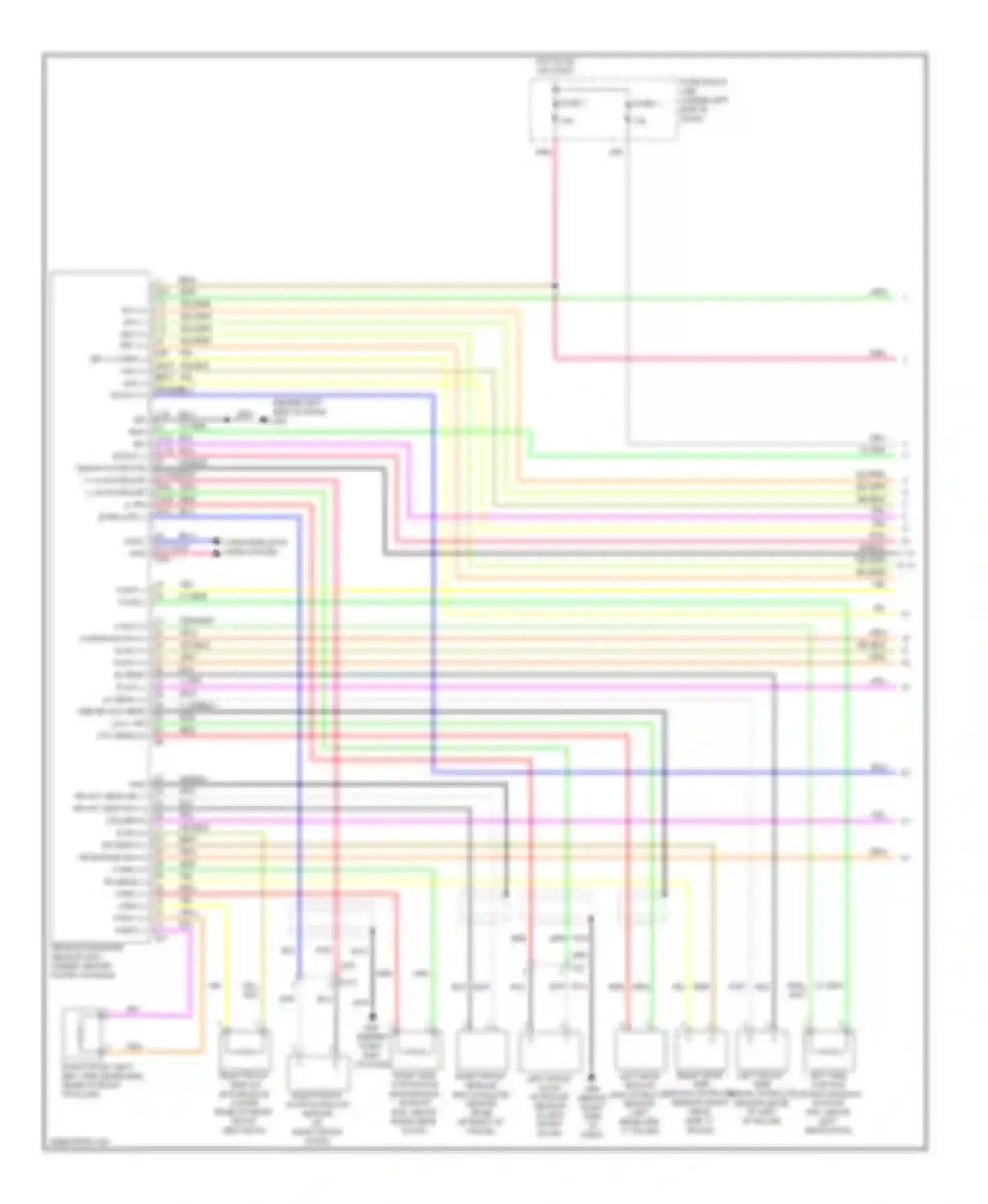 Note Nissan E12 (2012-2016): Supplemental restraints circuit (1 of 3)