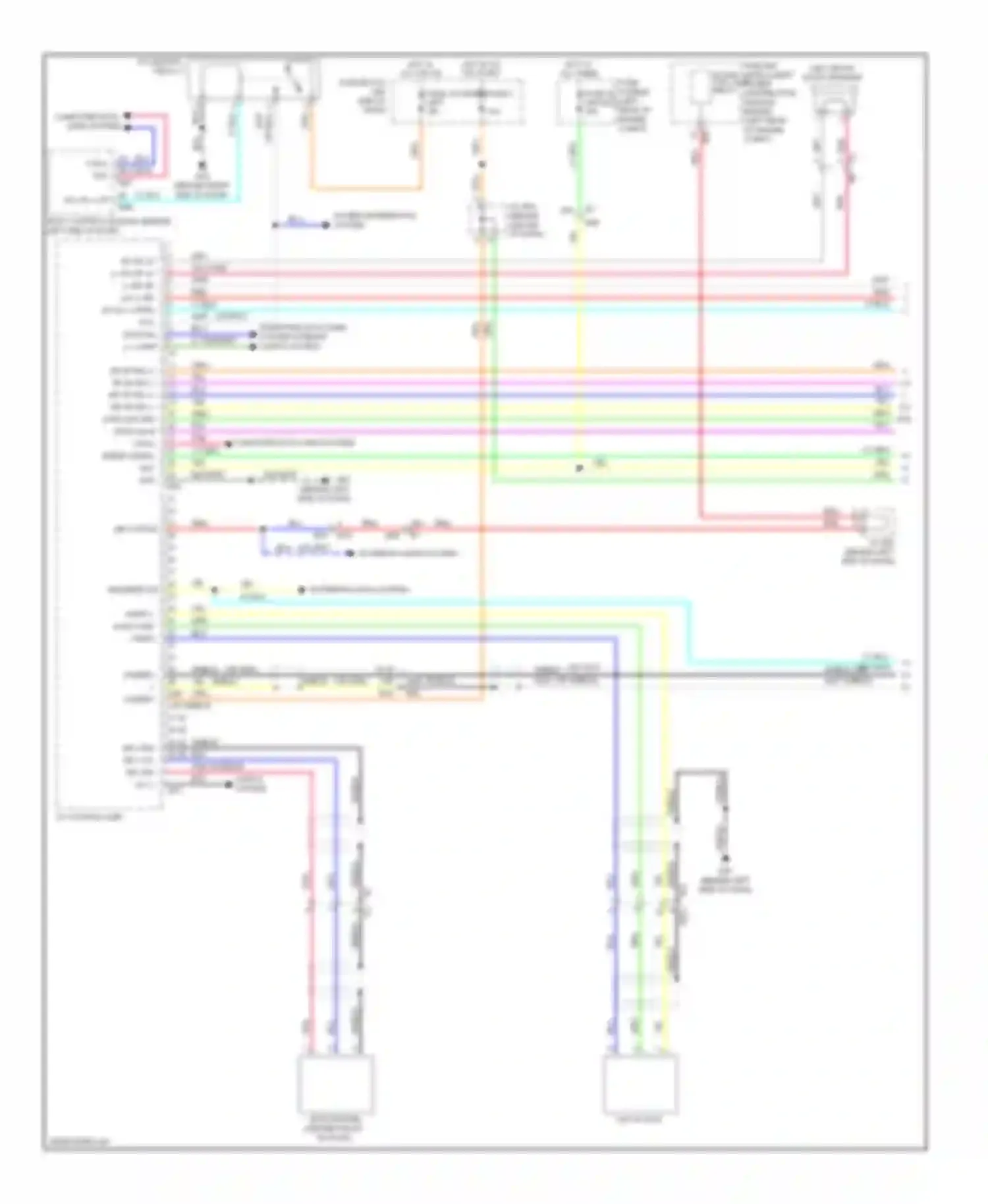 Wiring diagram 39 40 can-h can-l pnk for Nissan Note E12 (2012-2016) (2 of 2)