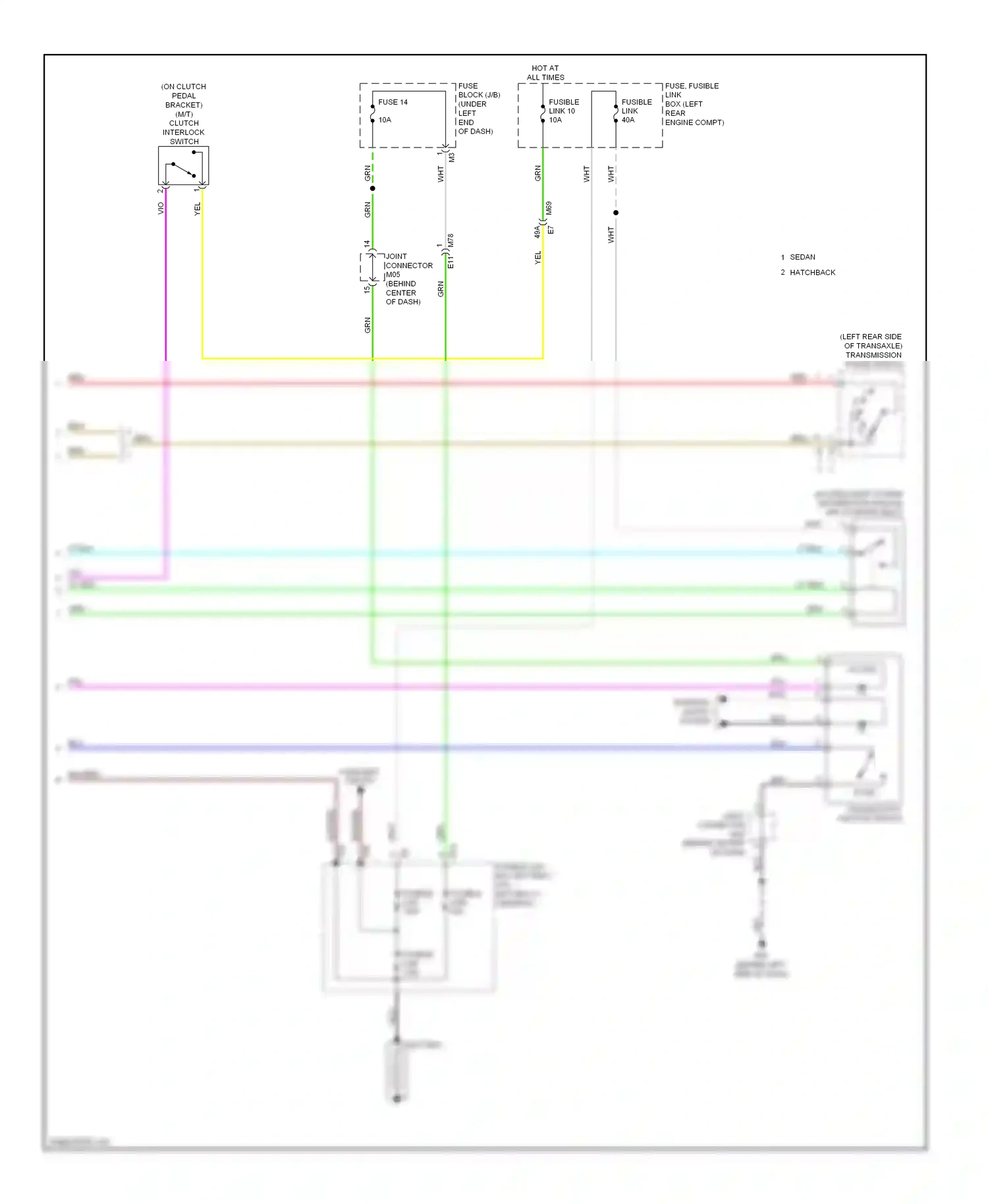 Nissan Note E12 (2012-2016) battery wiring diagram  (3 of 4)
