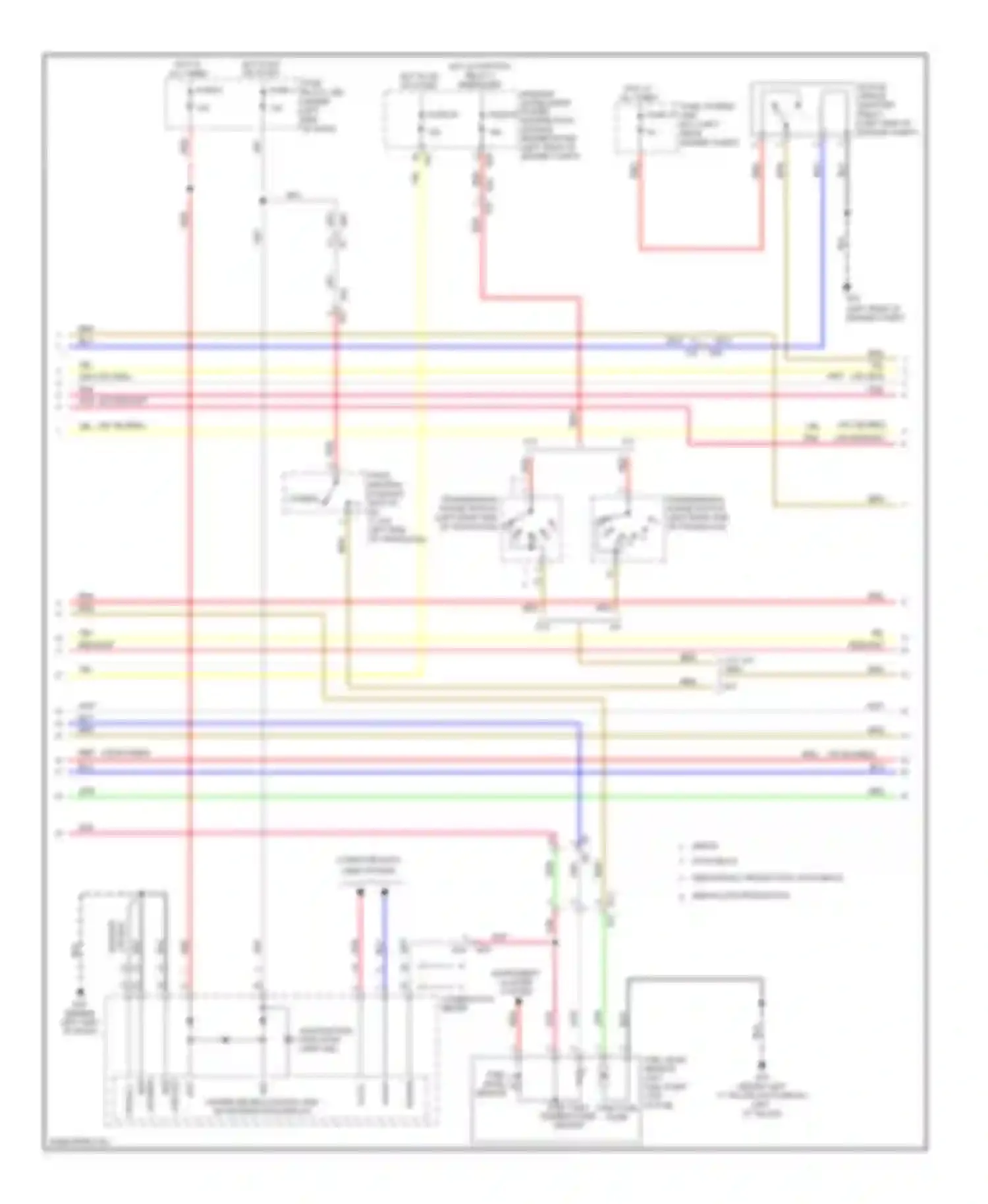 Wiring diagram blk/wht for Nissan Note E12 (2012-2016) (9 of 9)