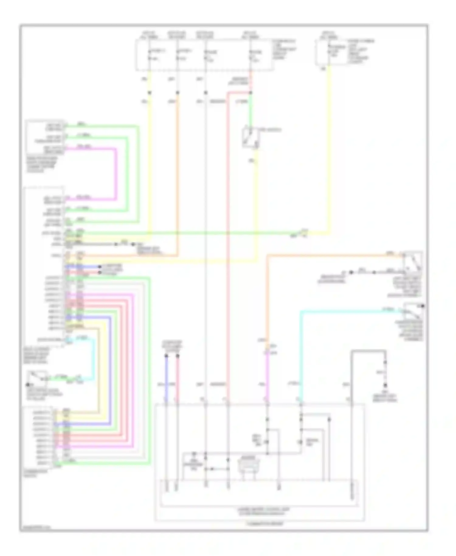 Wiring diagram brake ind for Nissan Note E12 (2012-2016) (3 of 3)
