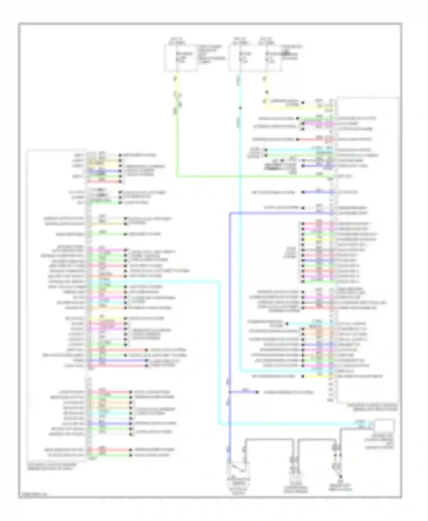 Wiring diagram defogger system for Nissan Note E12 (2012-2016) (1 of 4)
